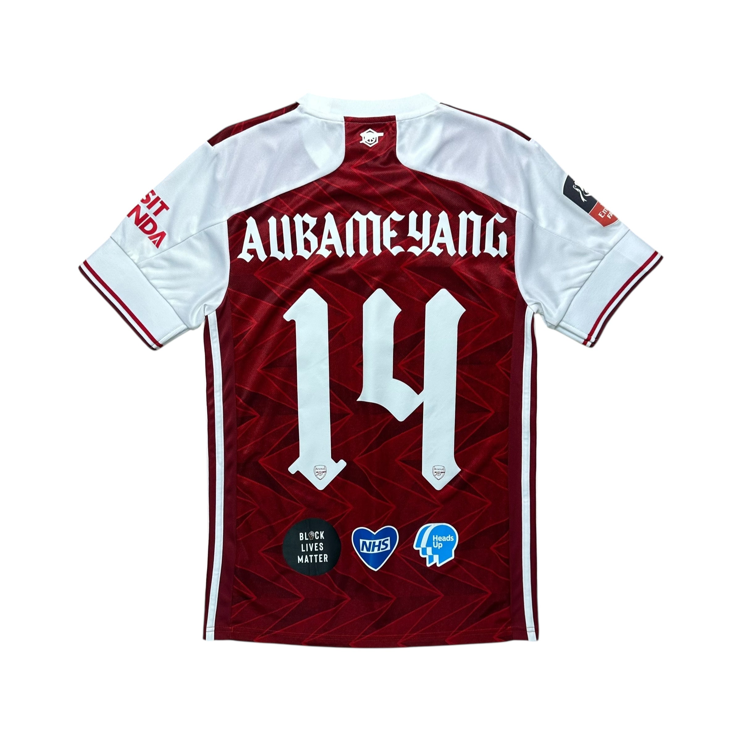 Arsenal 2020-21 Home Shirt (XS) Aubameyang #14 *BNWT