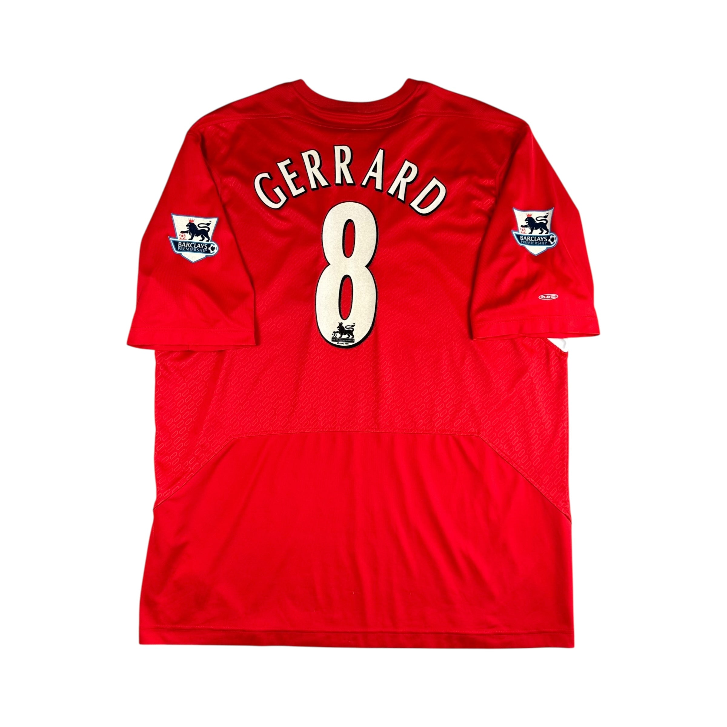 Liverpool 2004-05 European Home Shirt (XL) Gerrard #8