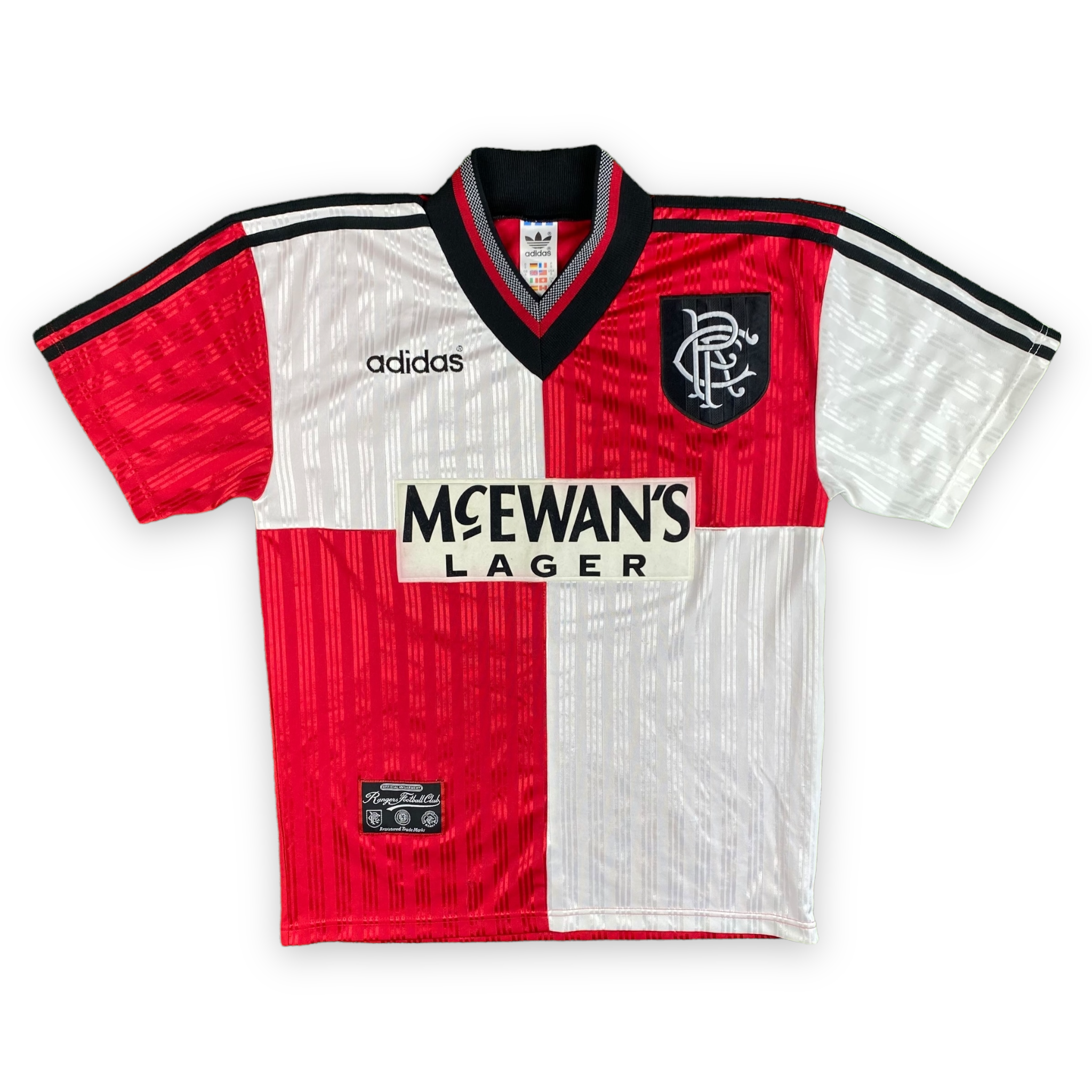 Glasgow Rangers FC Away Shirt for SPL 95/96 (Front)