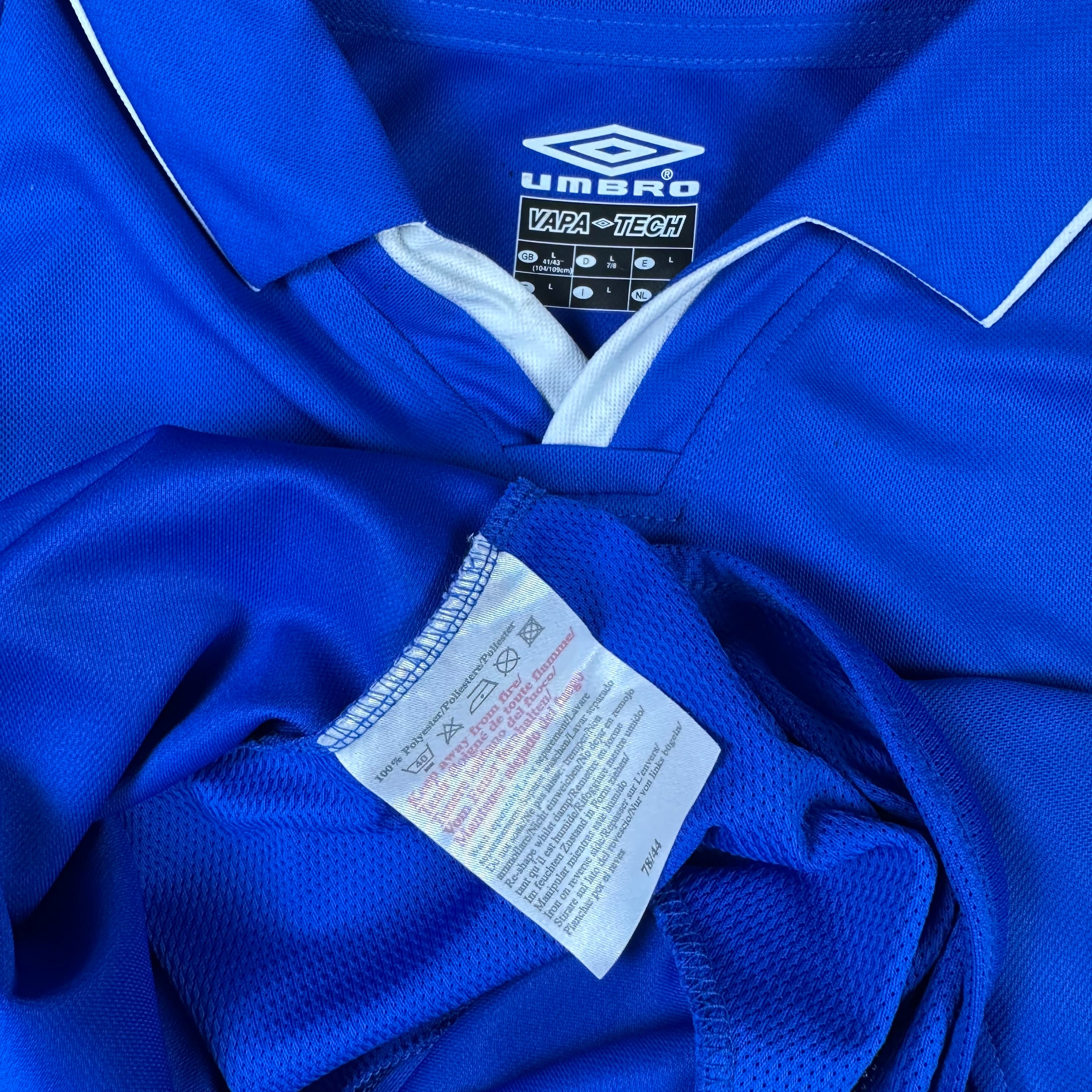 Chelsea 2001-03 Home Shirt (L) Zola #25