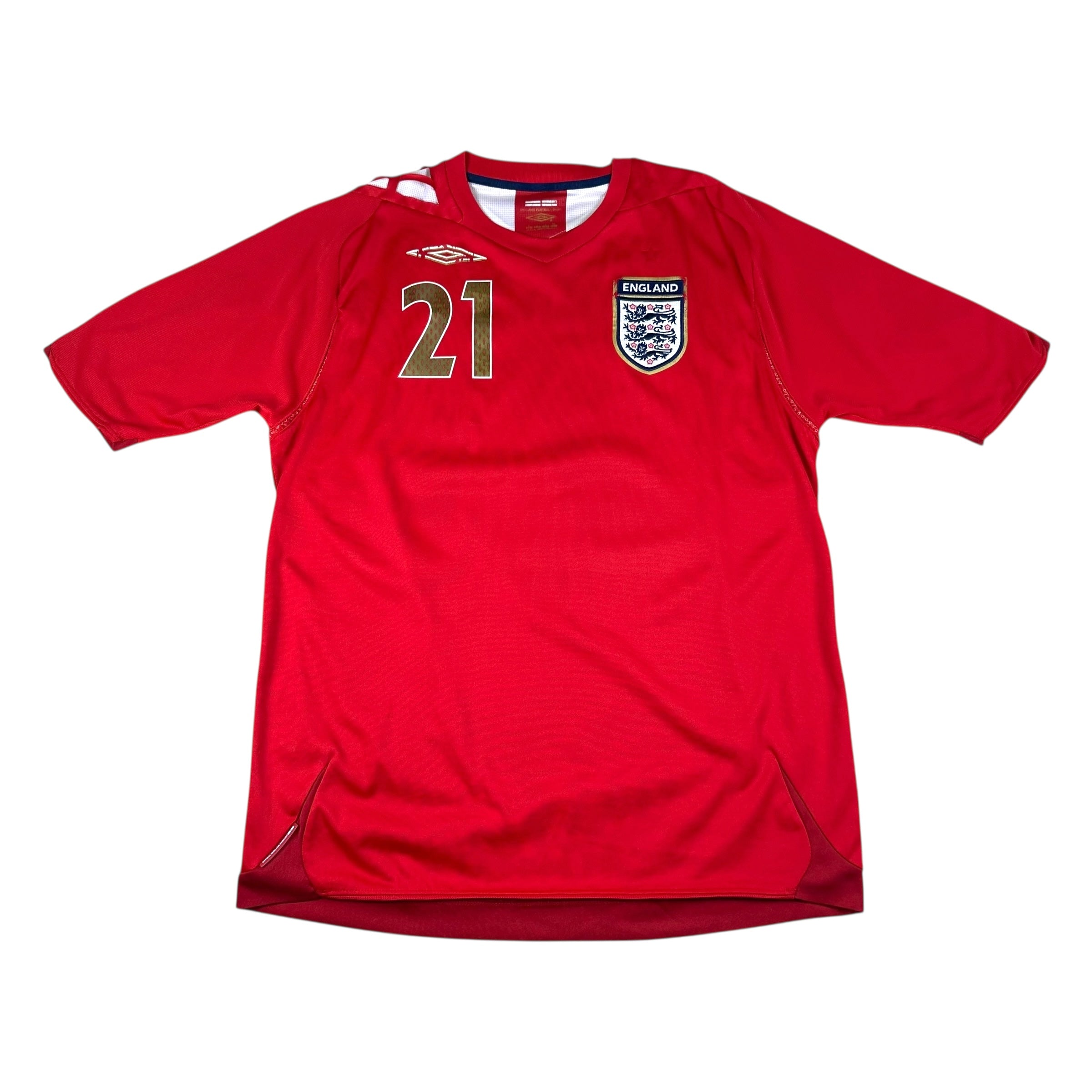 England 2006 Away Shirt (L) Crouch #21