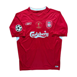 Liverpool 2004-05 European Home Shirt (M) Gerrard #8