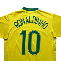 Brazil 2006 Home Shirt (M) Ronaldinho #10