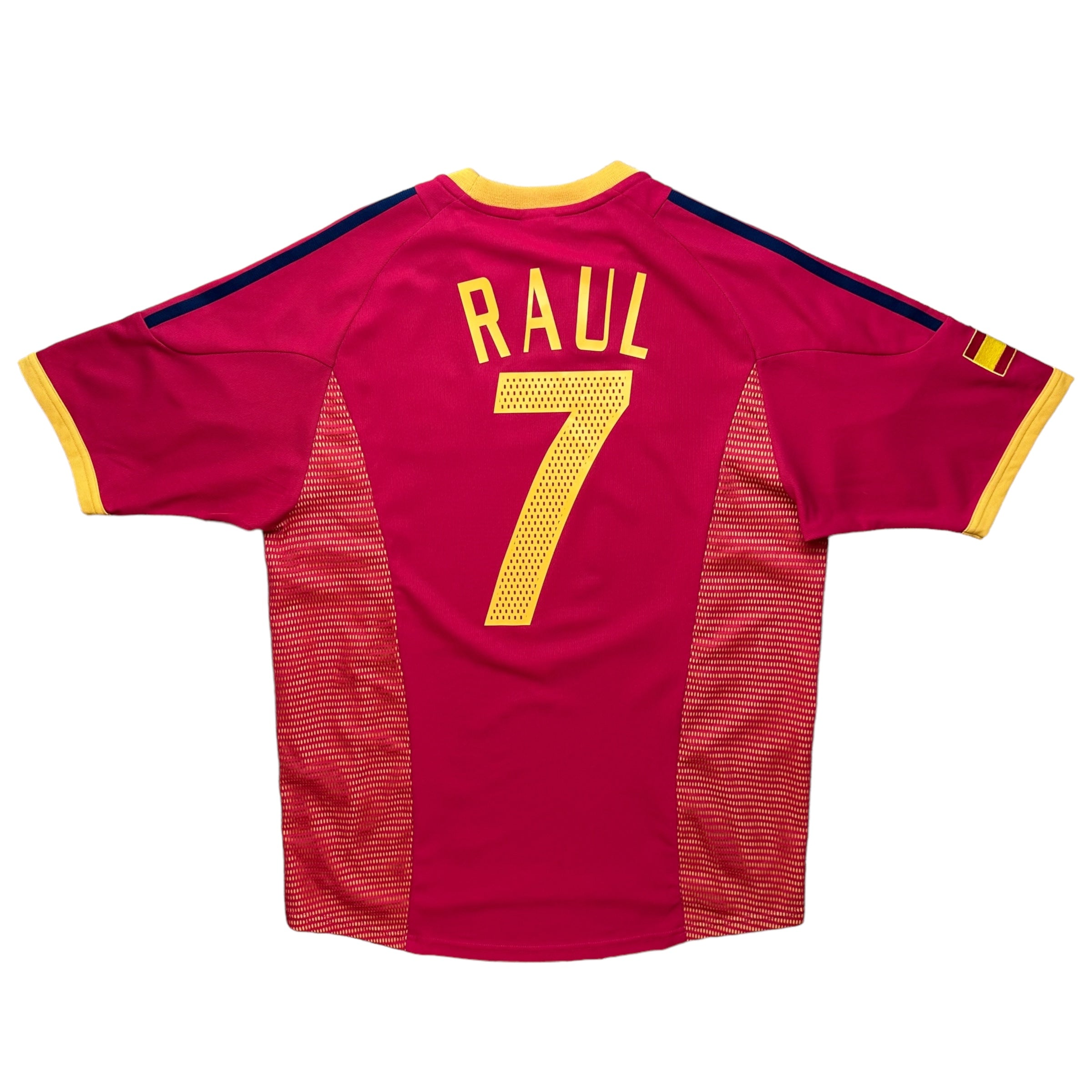 Spain 2002 Home Shirt (M) Raul #9