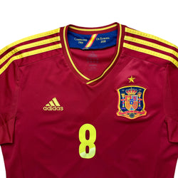 Spain 2012 Home Shirt (M) Xavi #8