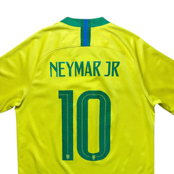 Brazil 2018 Home Shirt (M) Neymar Jr #10