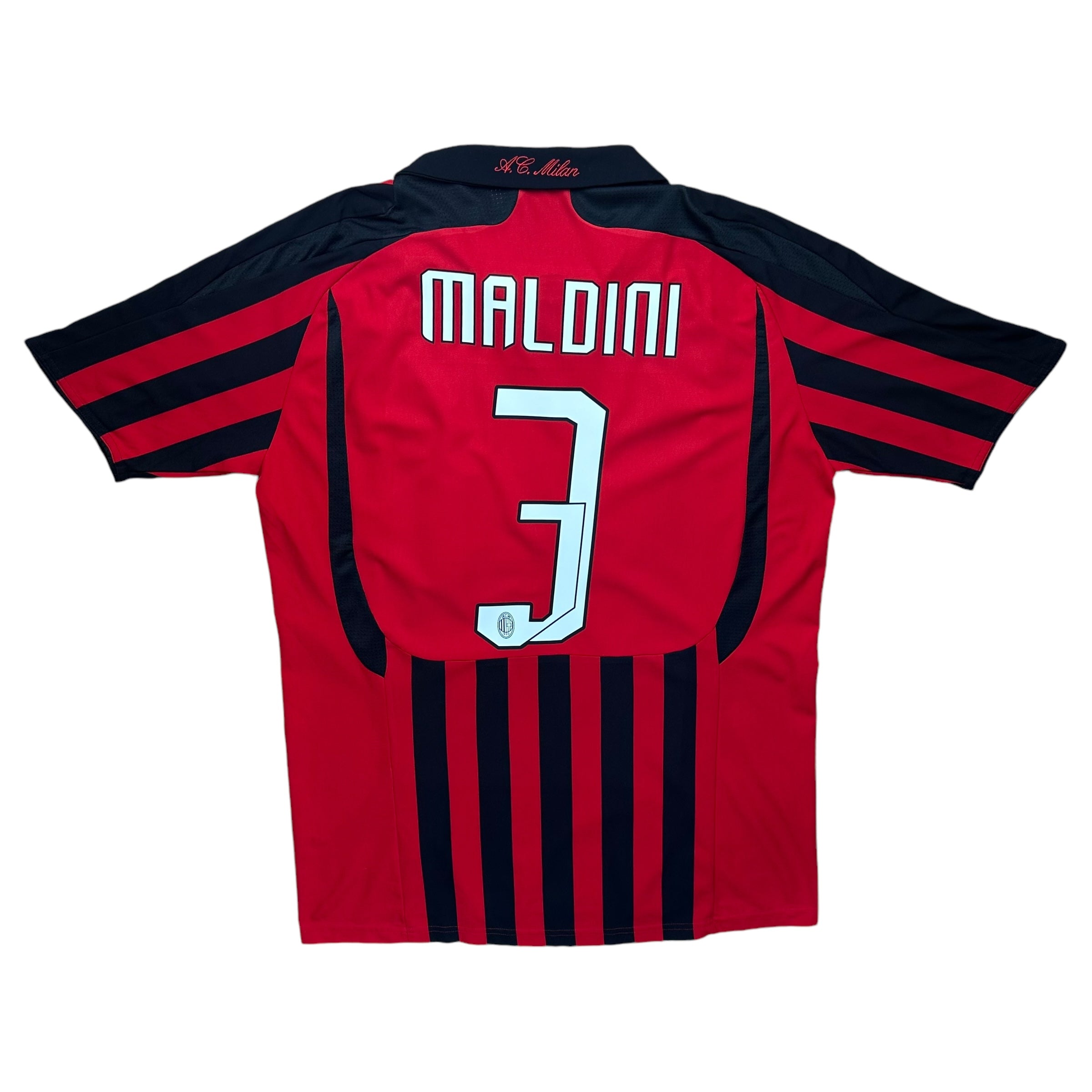 Ac Milan 2007-08 Home Shirt (M) Maldini #3