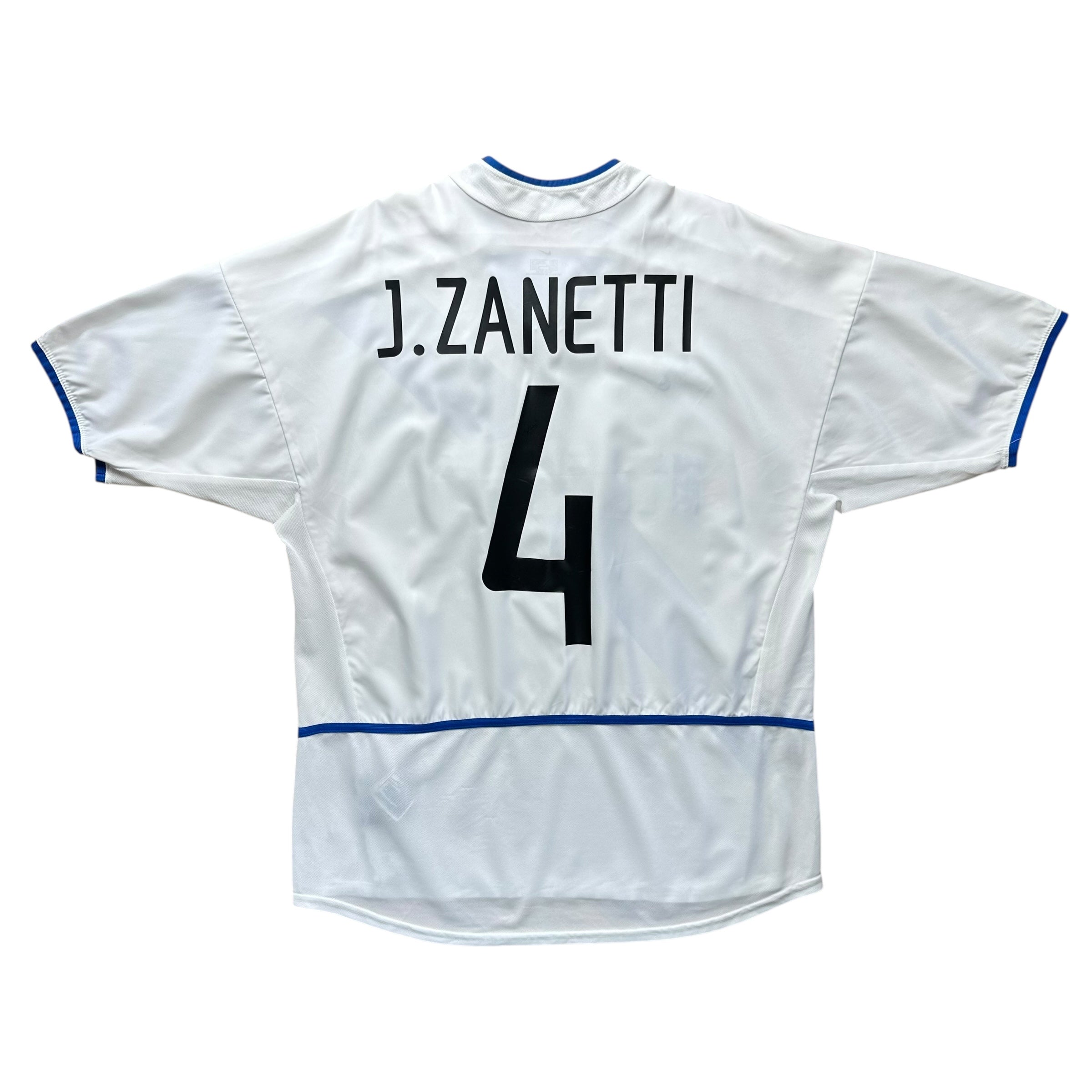 Inter Milan 2002-03 Away Shirt (L) J.Zanetti #4