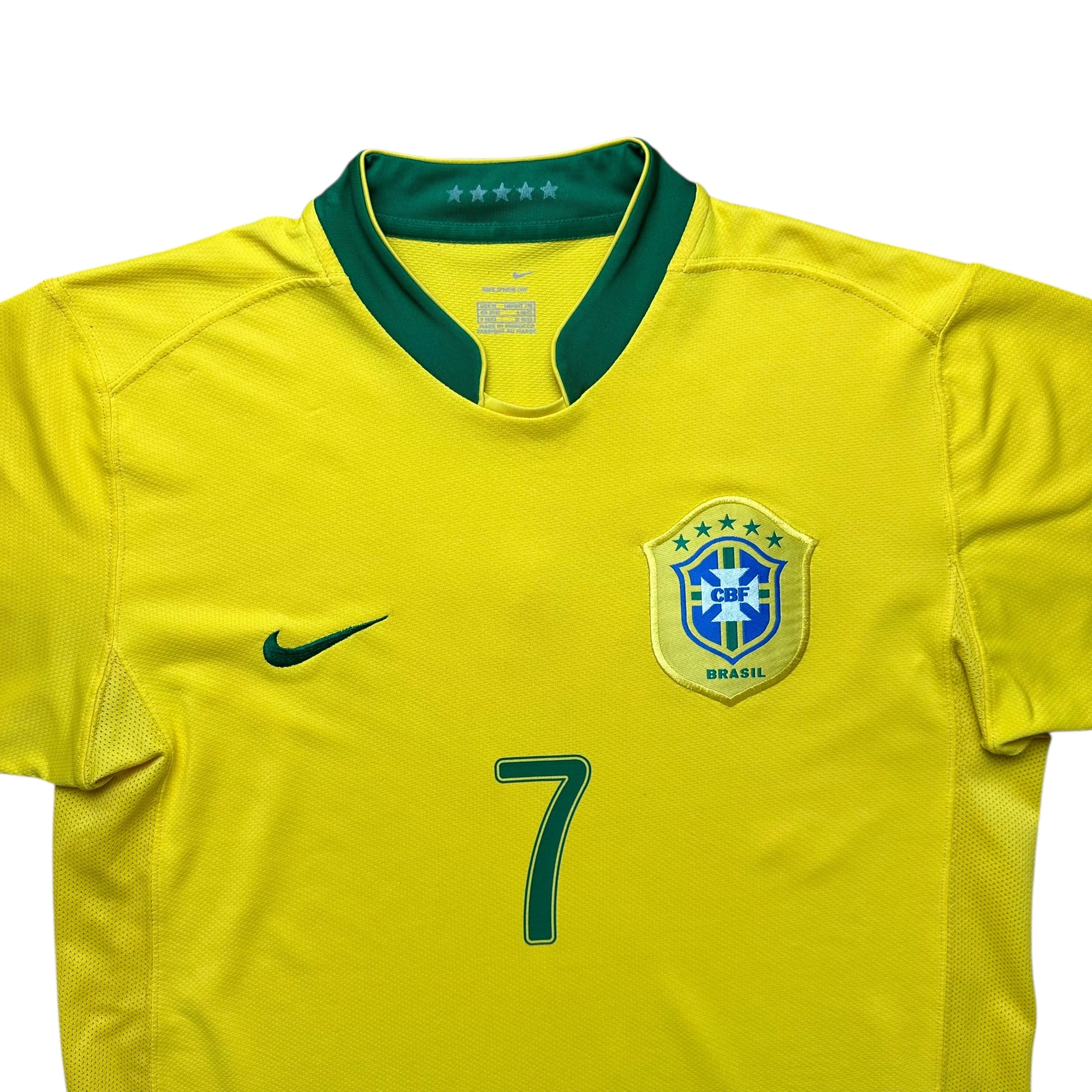 Brazil 2006 Home Shirt (M) Adriano #7