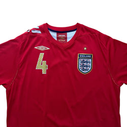 England 2006 Away Shirt (XL) Gerrard #4