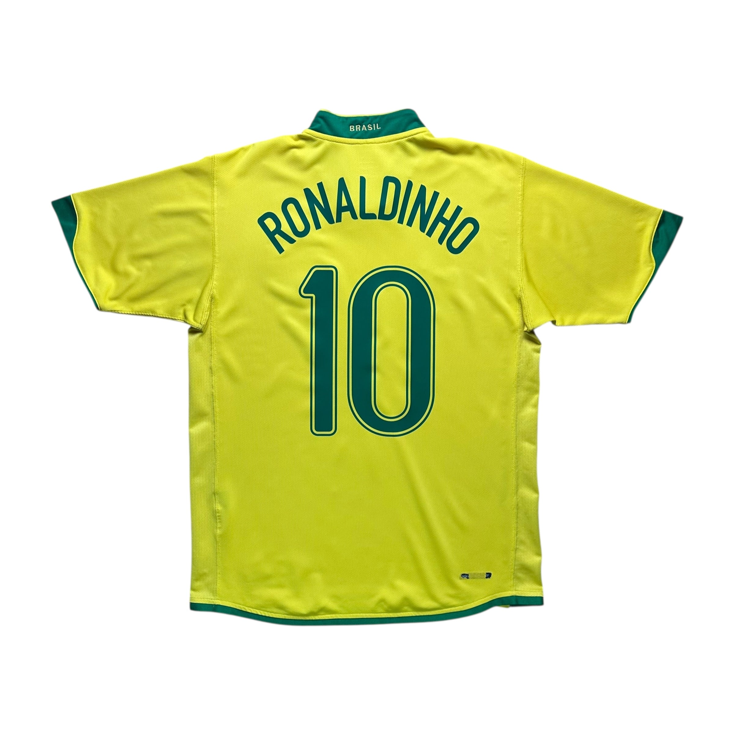 Brazil 2006 Home Shirt (M) Ronaldinho #10