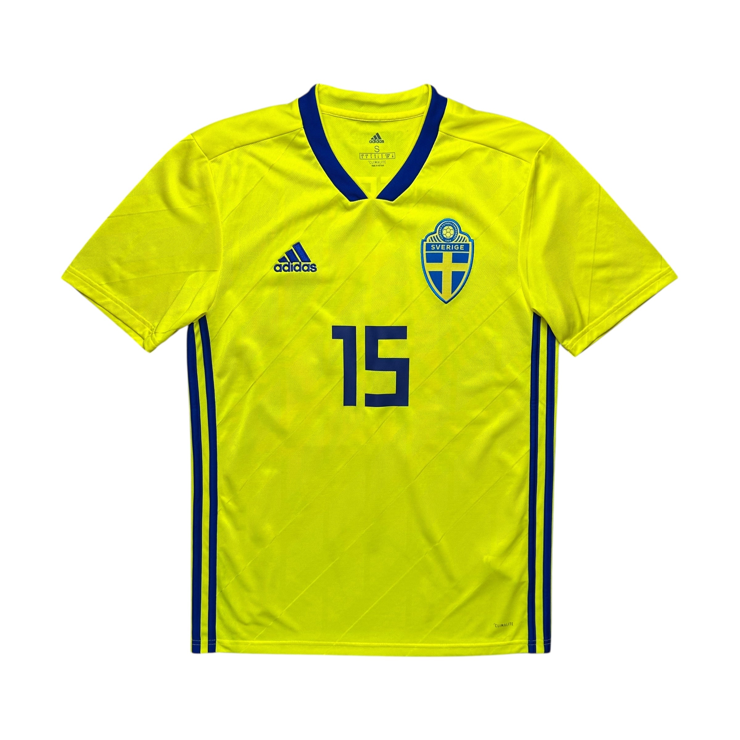 Sweden 2018 Home Shirt (S) Isak #15