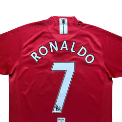 Manchester United 2007-08 Home Shirt (M) Ronaldo #7