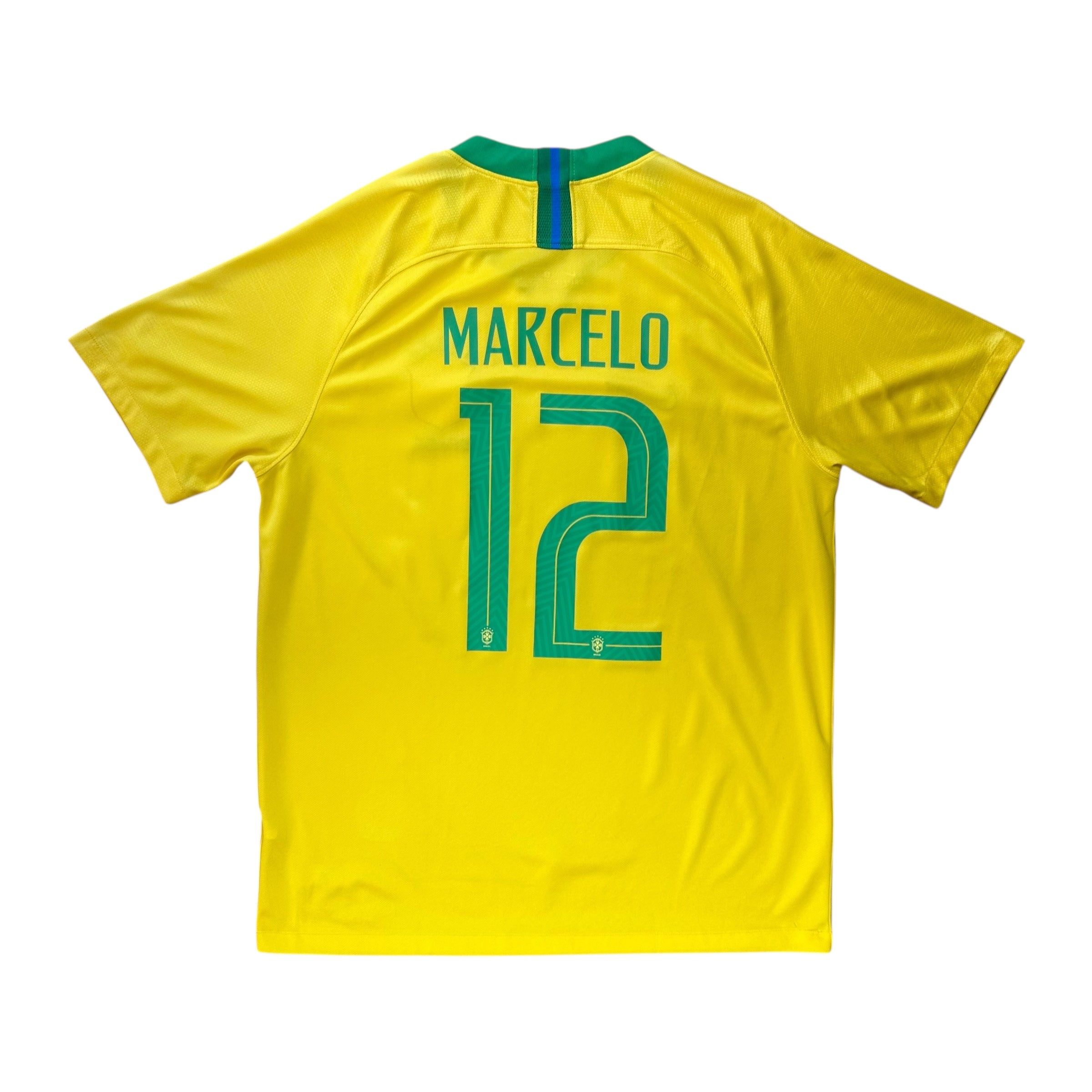 Brazil 2018 Home Shirt (L) Marcelo #12