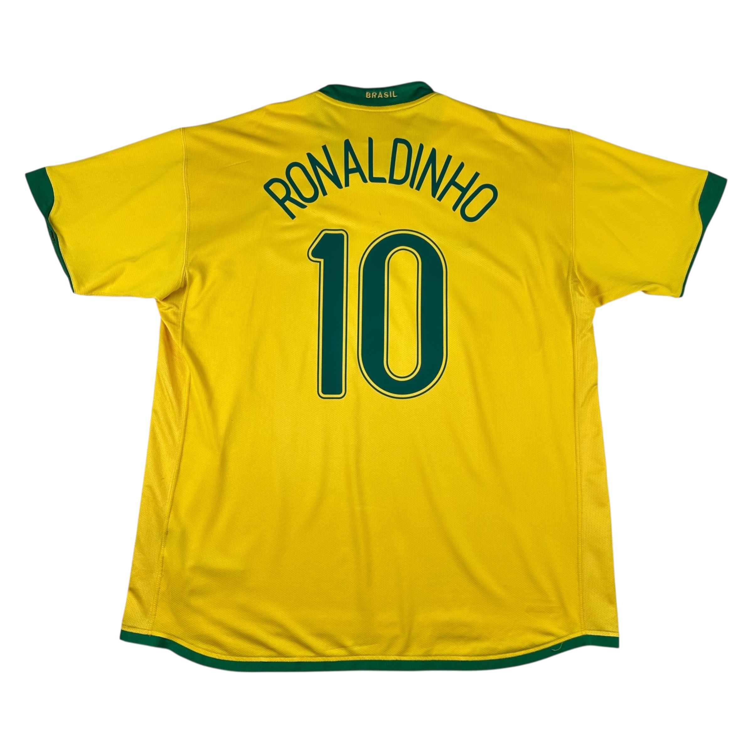 Brazil 2006 Home Shirt (XXL) Ronaldinho #10