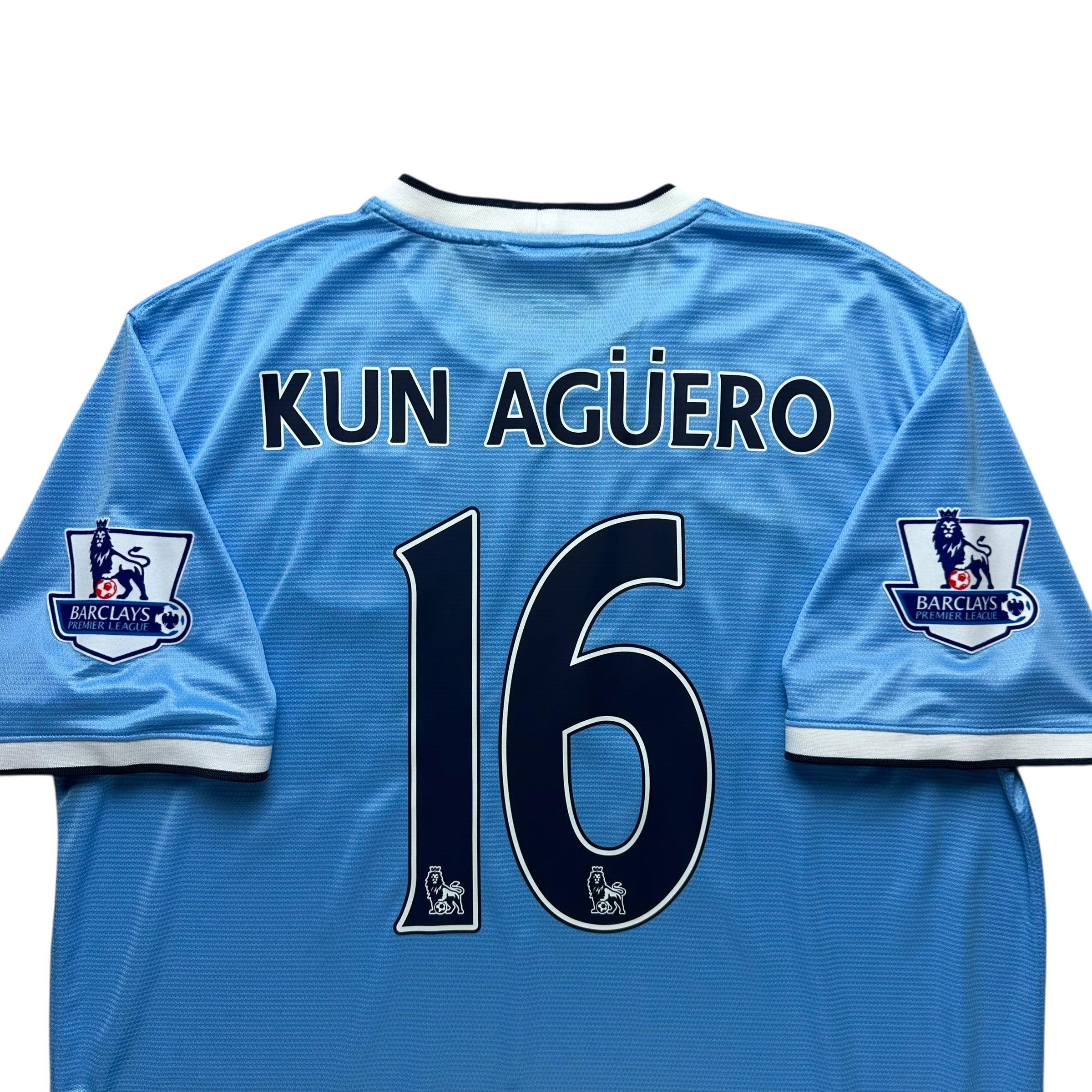 Manchester City 2013-14 Home Shirt (XL) Kun Agüero #16