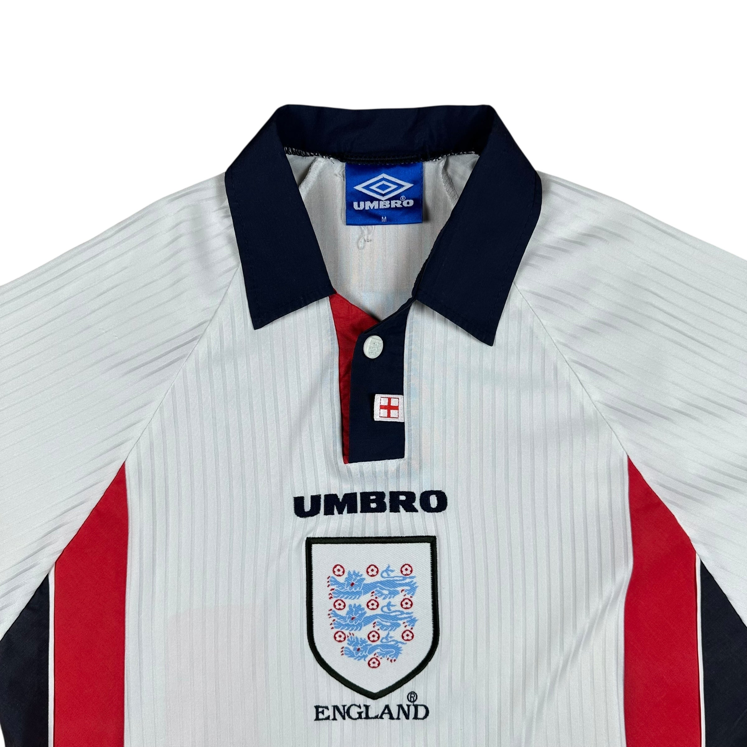 England 1998 Home Shirt (M) Beckham #7