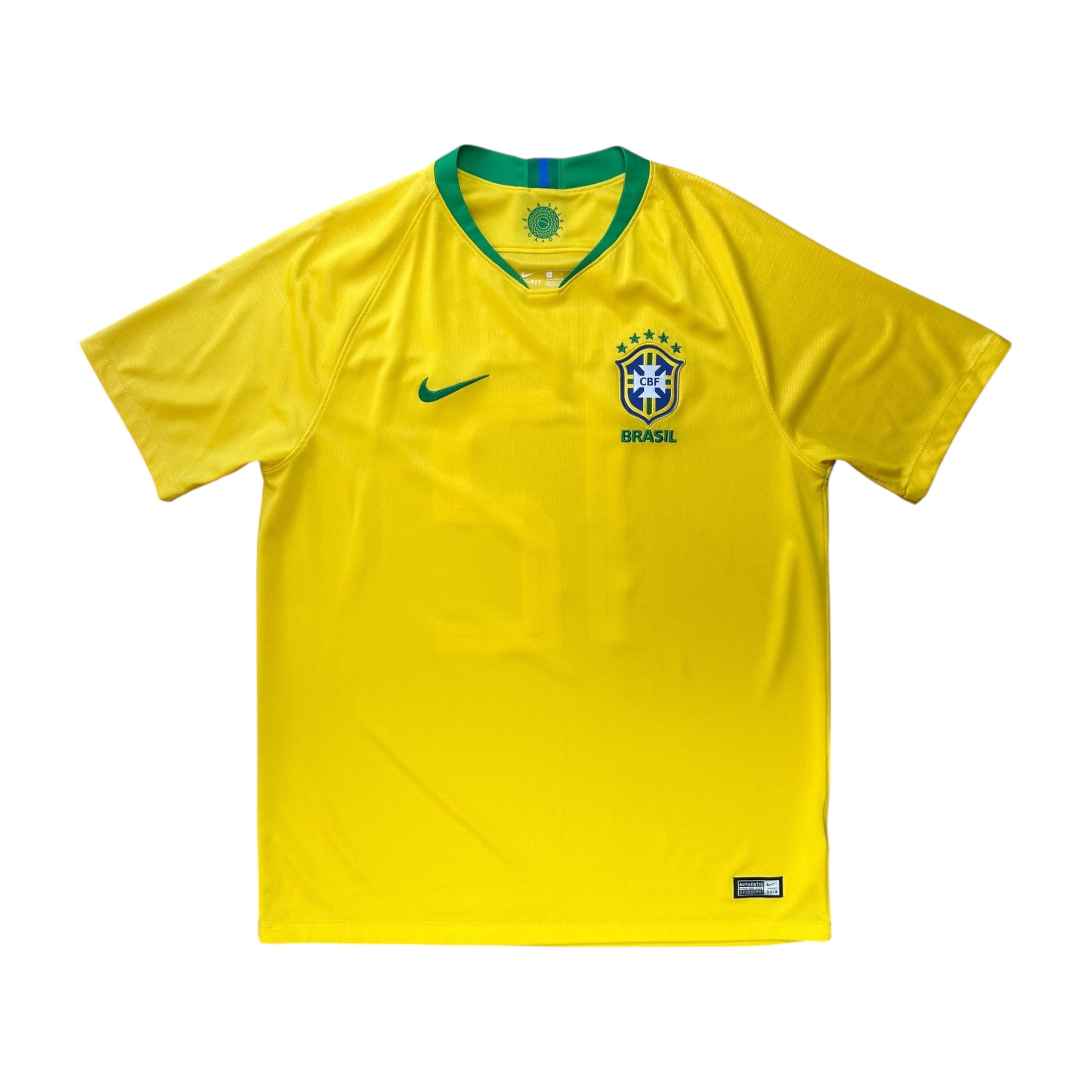 Brazil 2018 Home Shirt (L) Marcelo #12