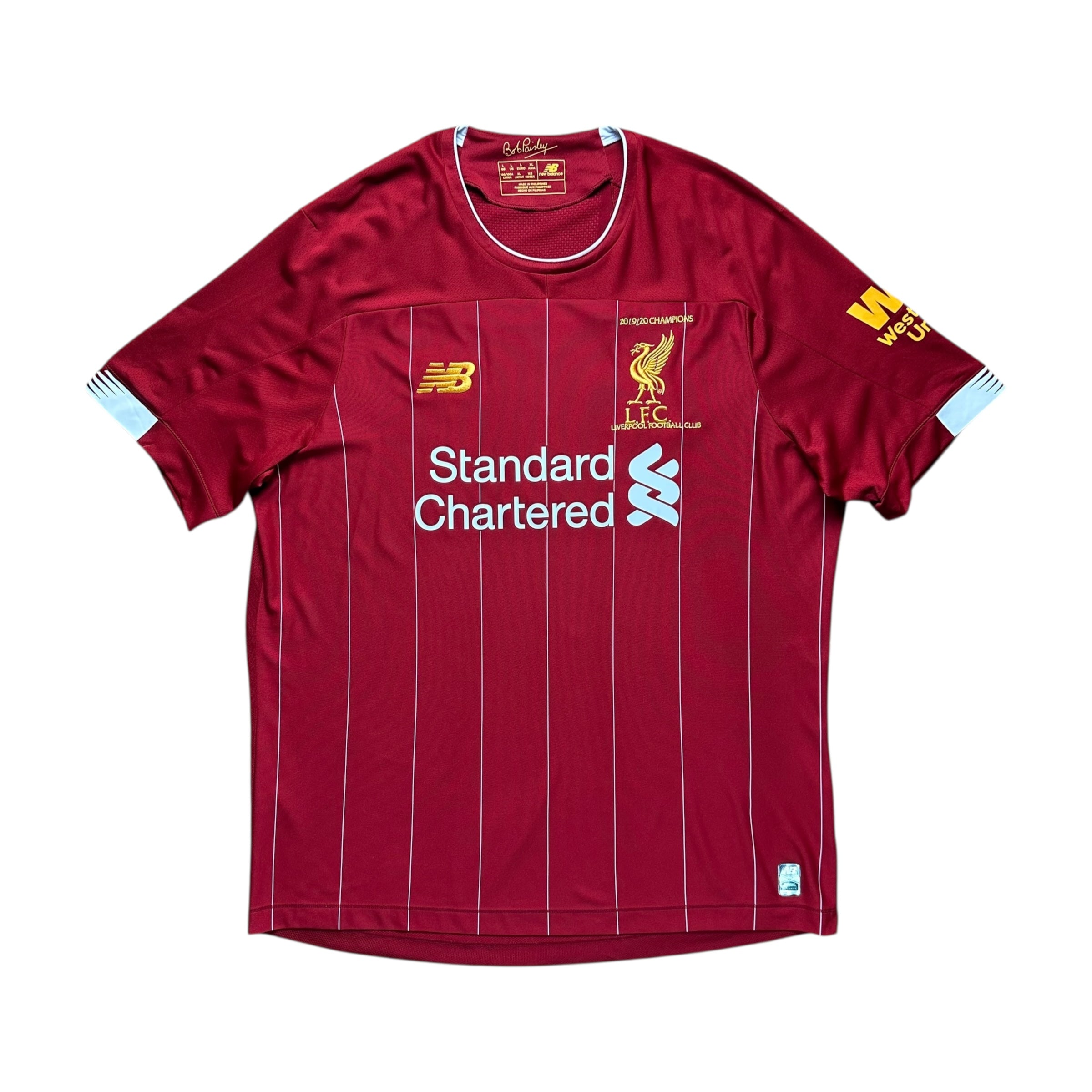 Liverpool 2019-20 Home Shirt “Champions” Stitched (L) M.Salah #11