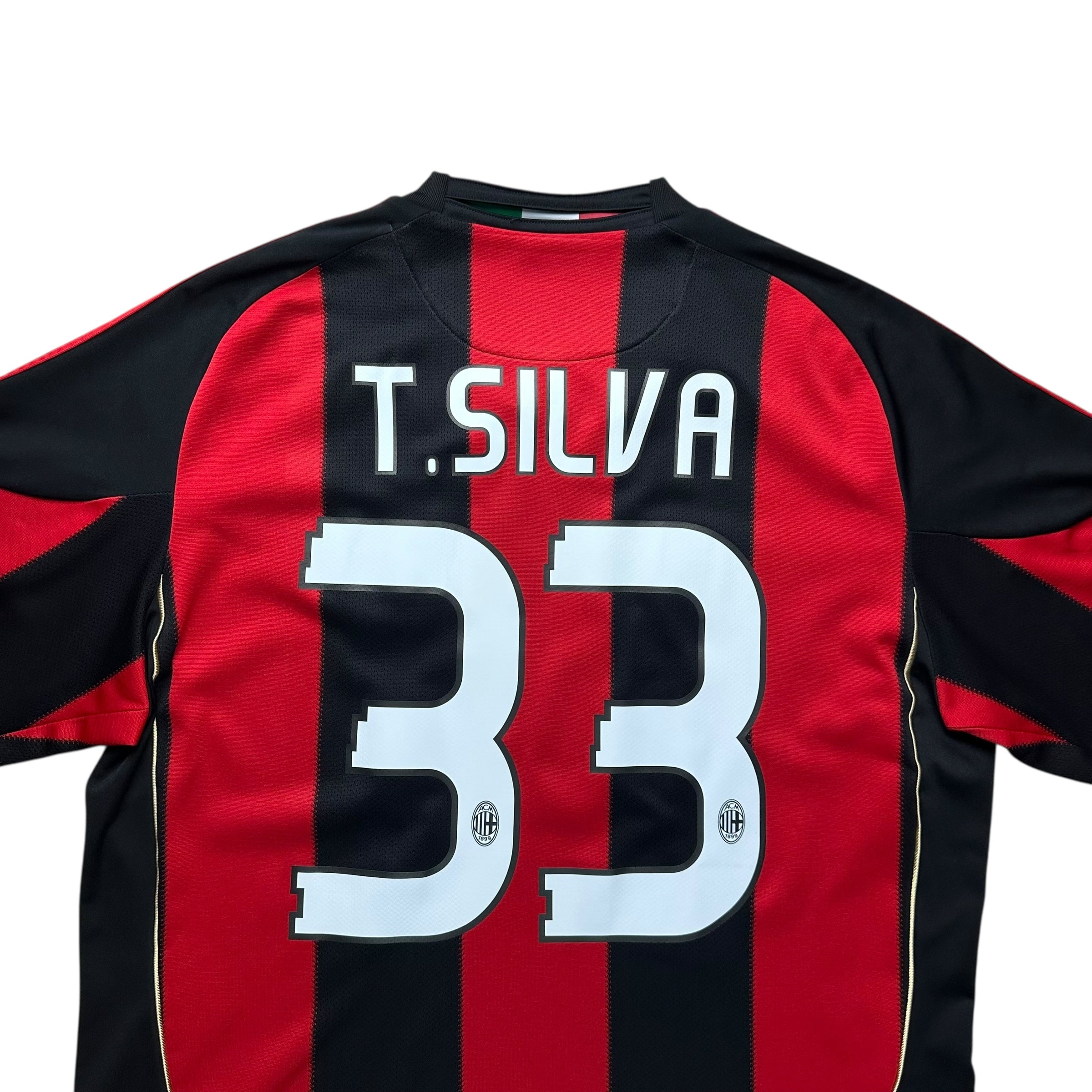 AC Milan 2010-11 Home Shirt (XL) T.Silva #33