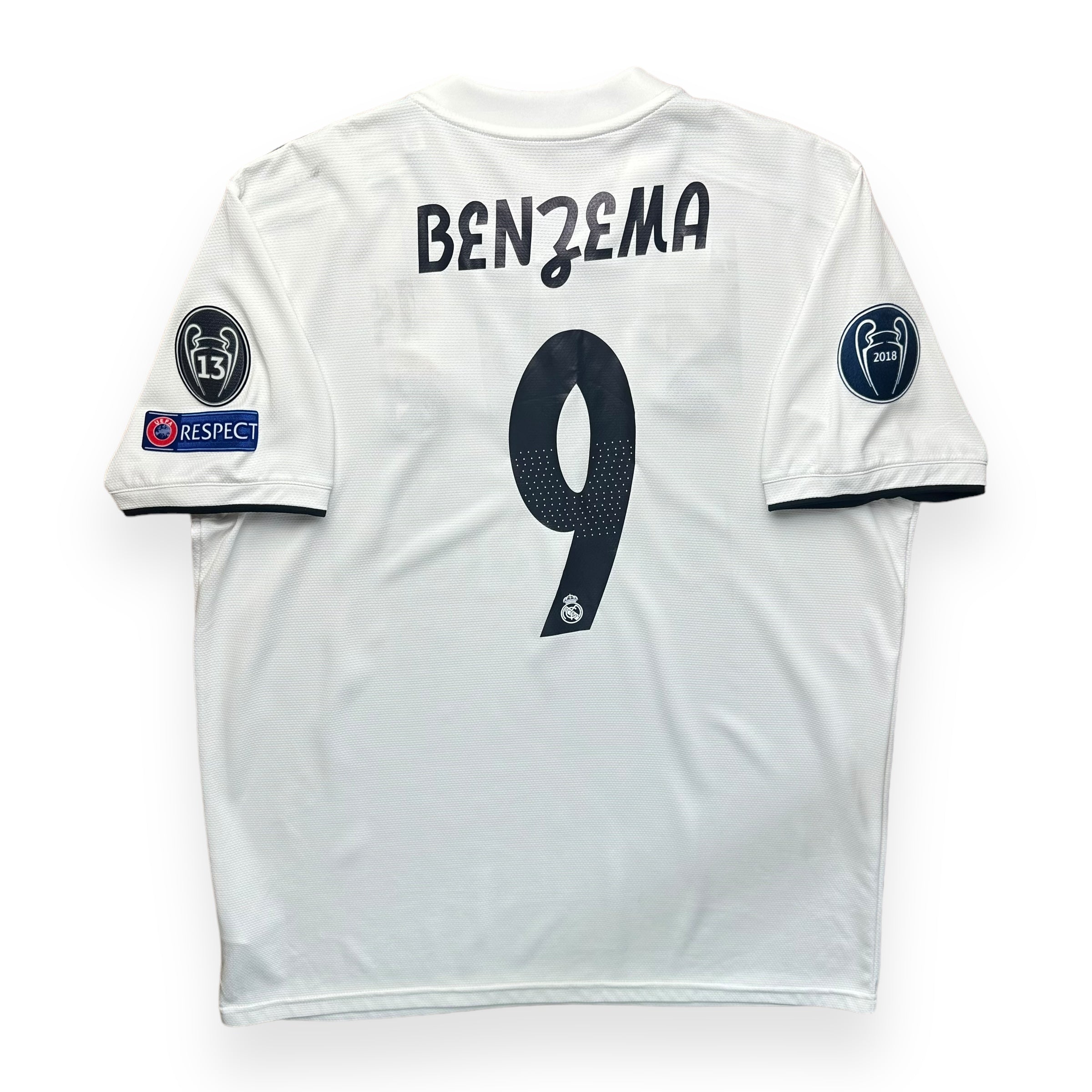 Real Madrid 2018-19 Home Shirt (XL) Benzema #9