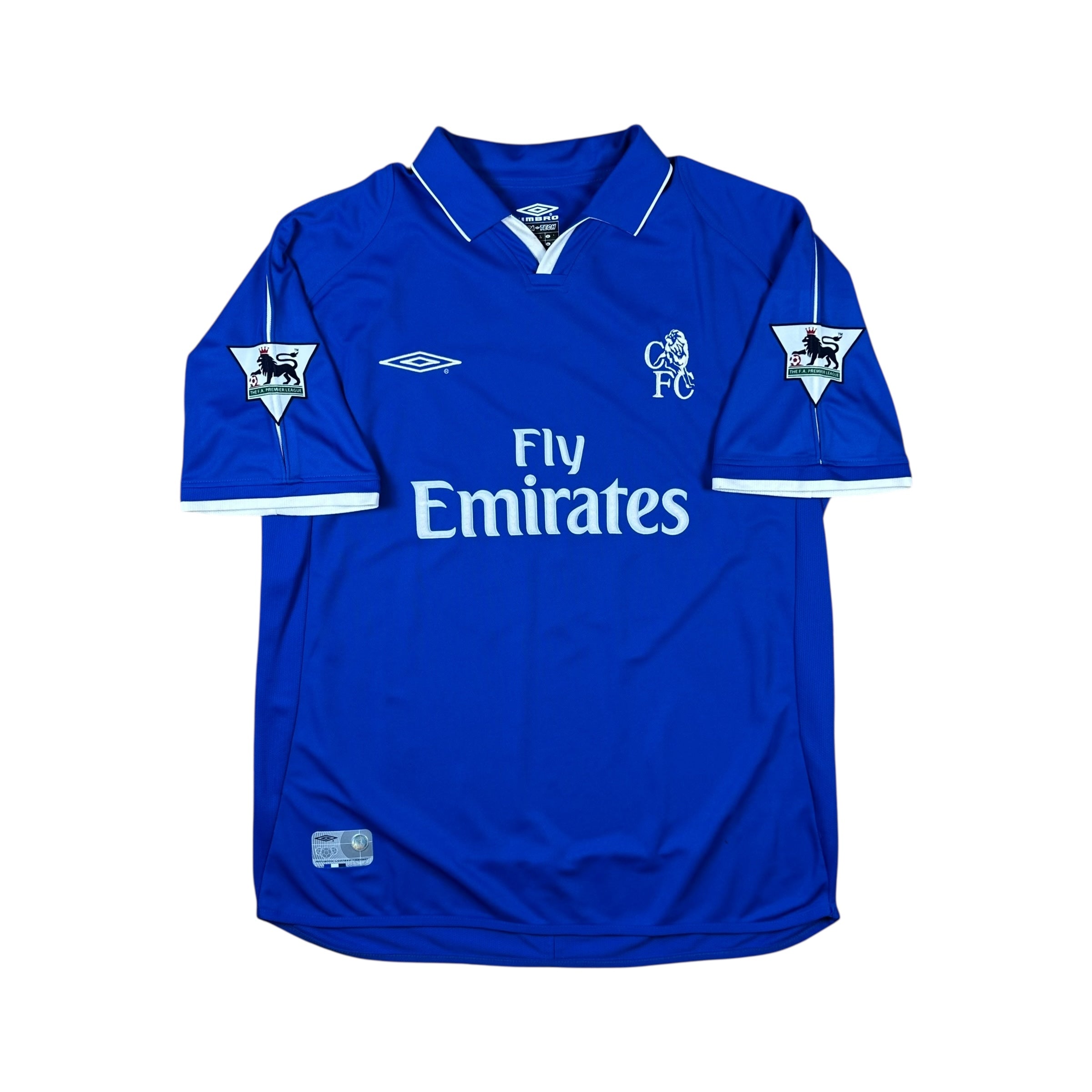 Chelsea 2001-03 Home Shirt (L) Zola #25