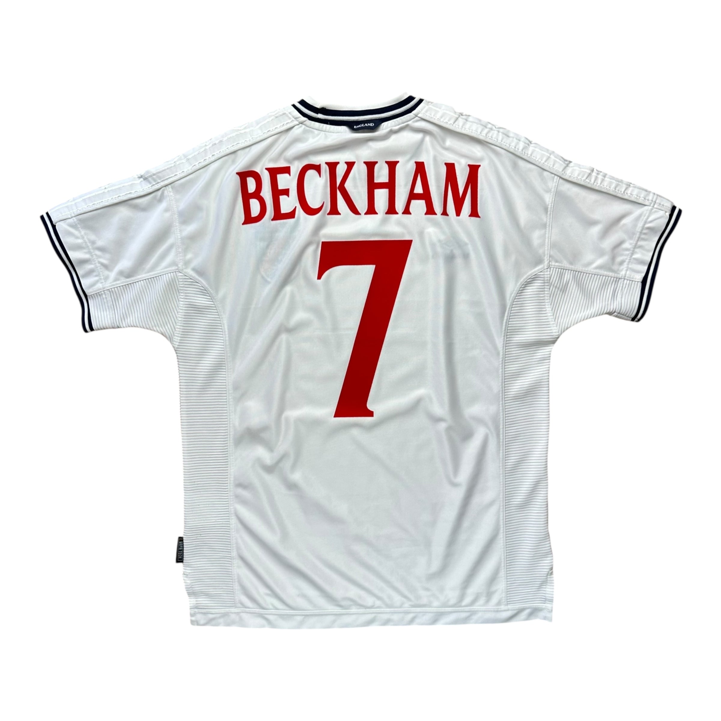 England 2000 Home Shirt (L) Beckham #7