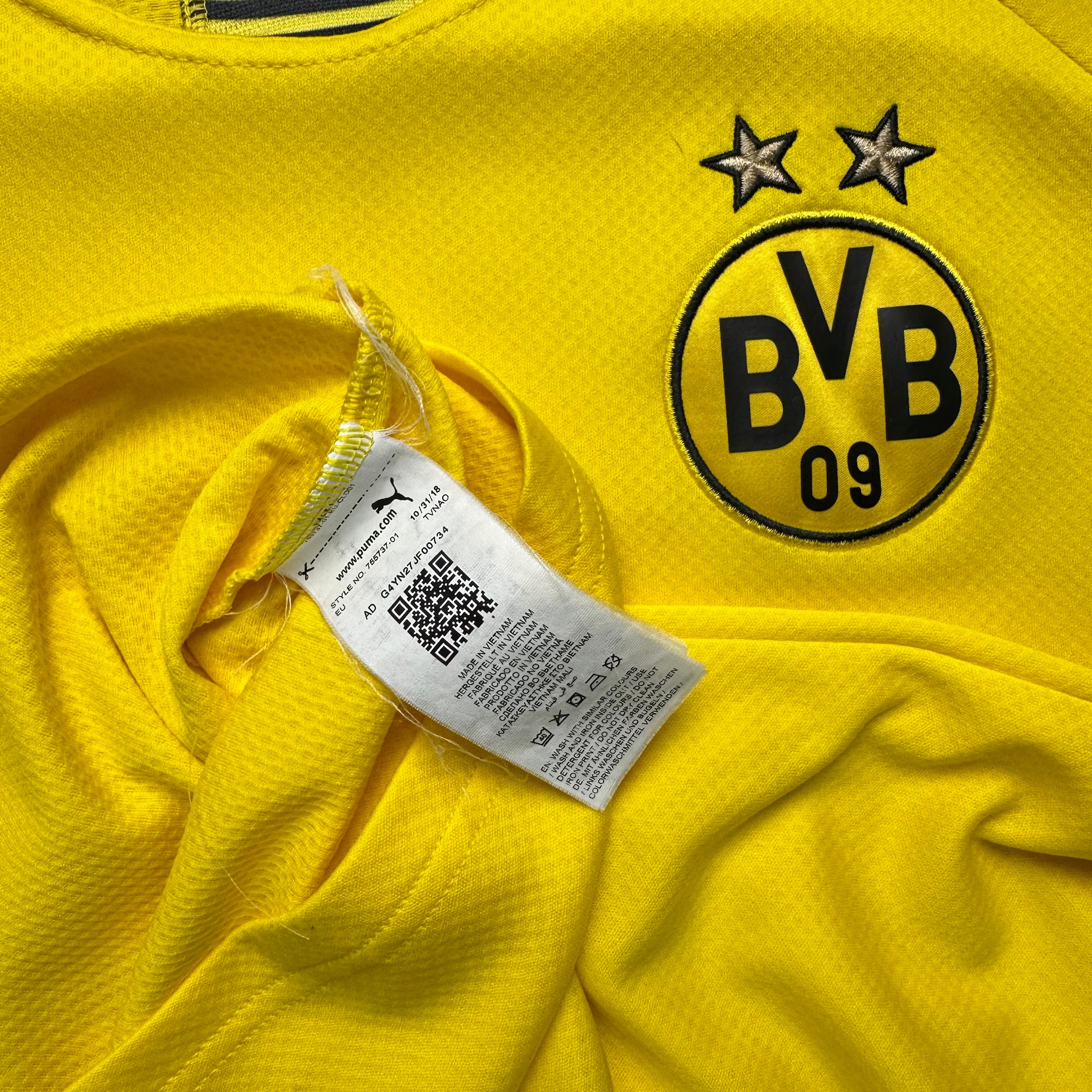 Borussia Dortmund 2019-20 Home Shirt (L) Haaland #17