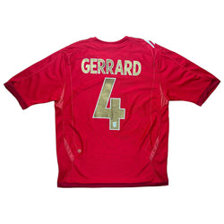 England 2006 Away Shirt (L) Gerrard #4