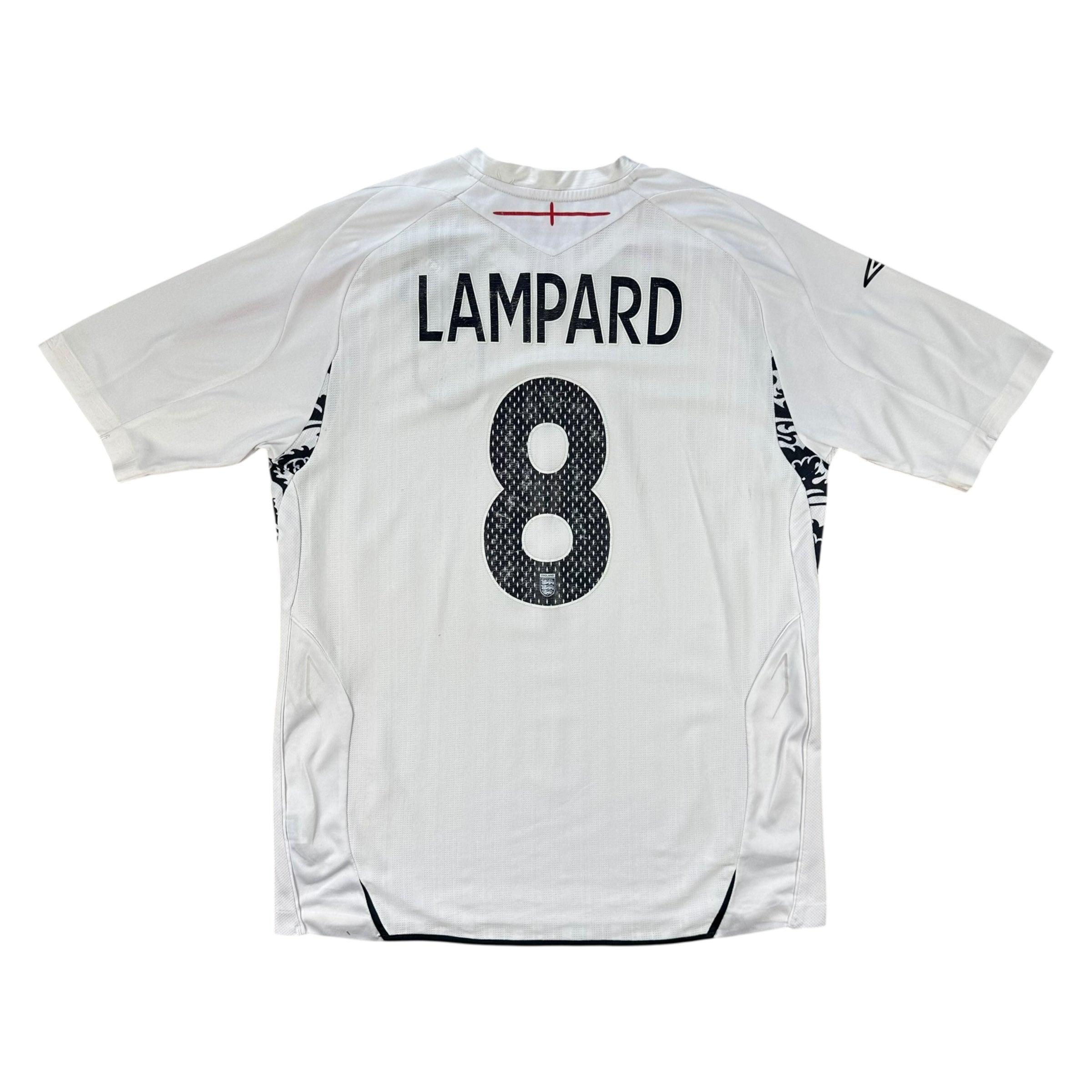England 2008 Home Shirt (L) Lampard #8