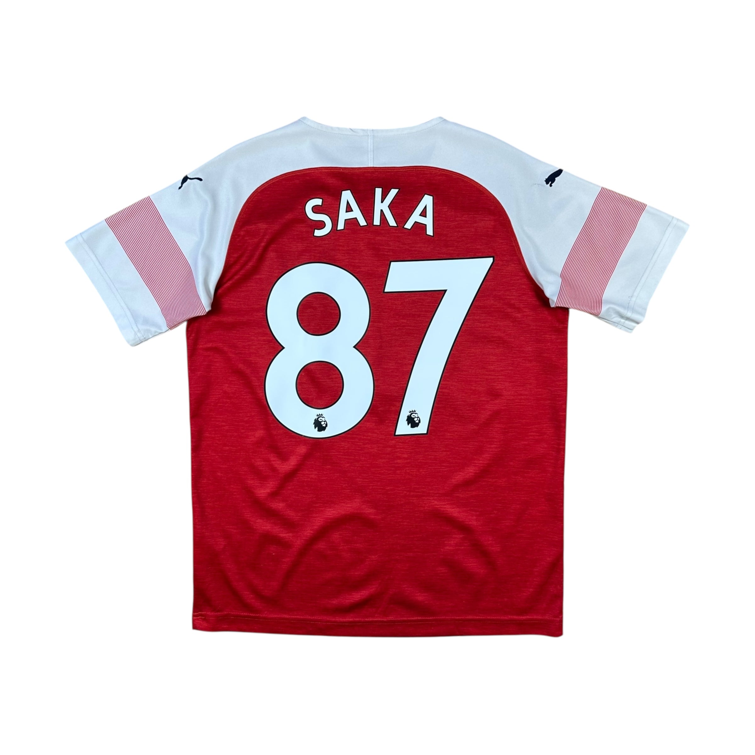 Arsenal 2018-19 Home Shirt (Youth XL) Saka #87