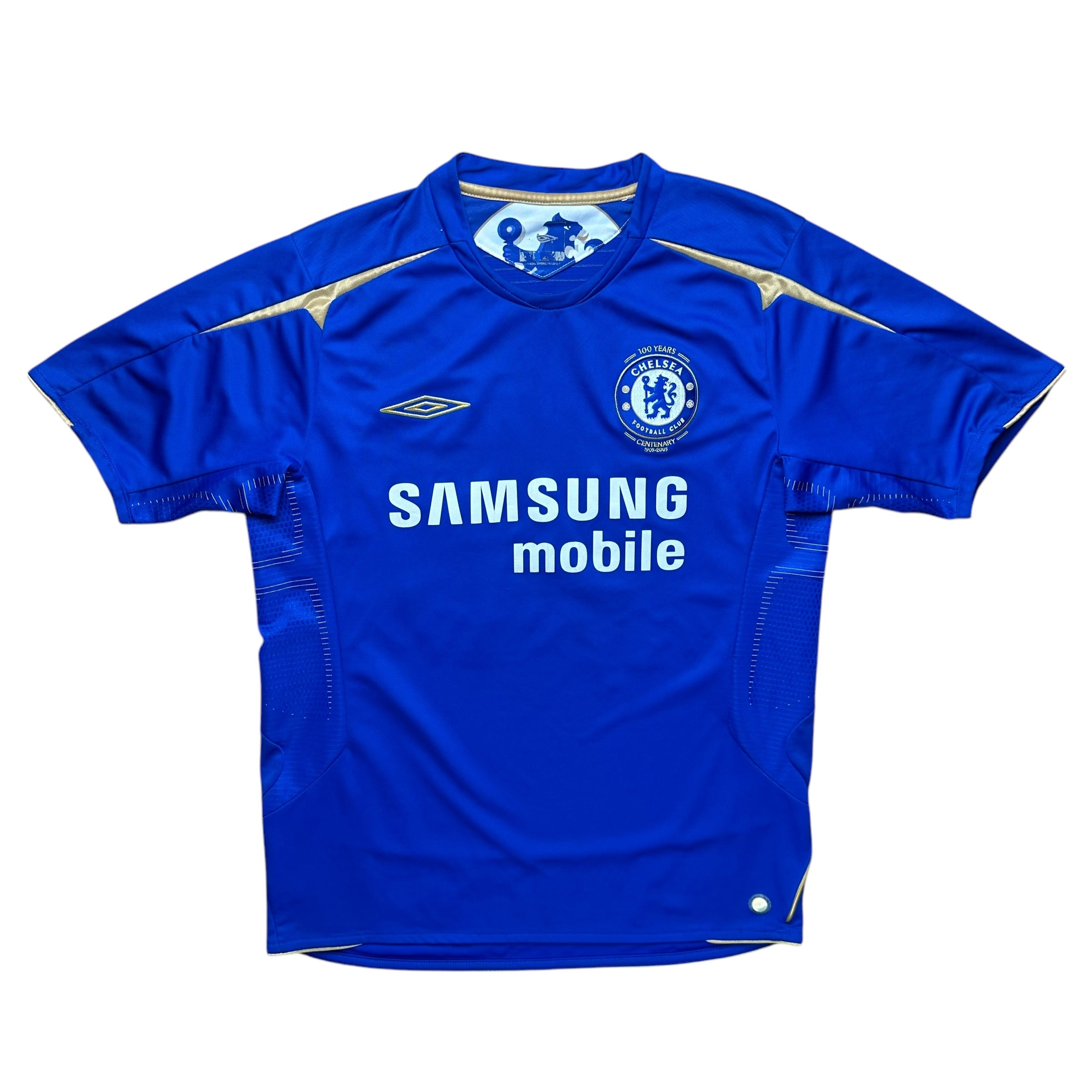 Chelsea 2005-06 Home Shirt (M) Drogba #15