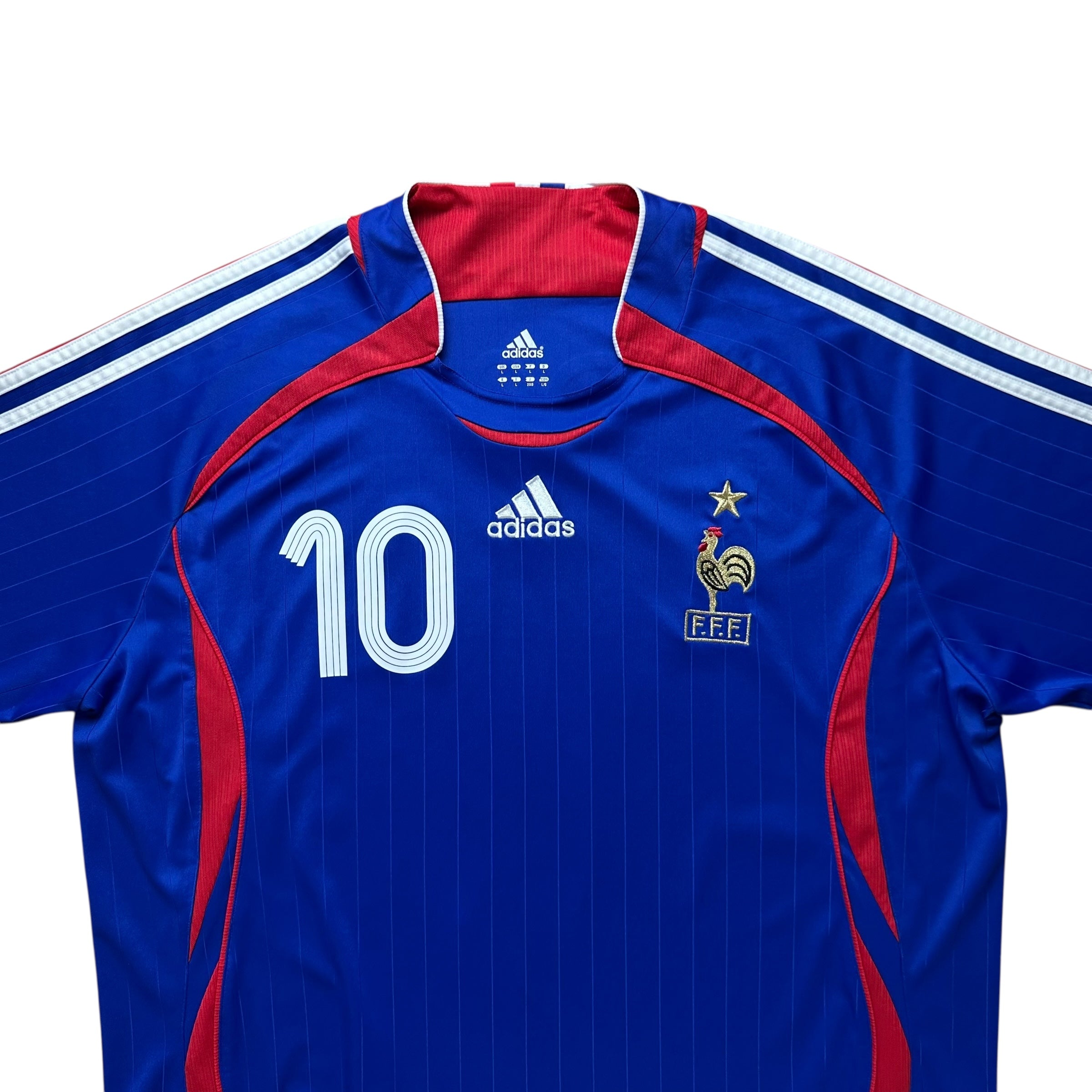 France 2006 Home Shirt (L) Zidane #10