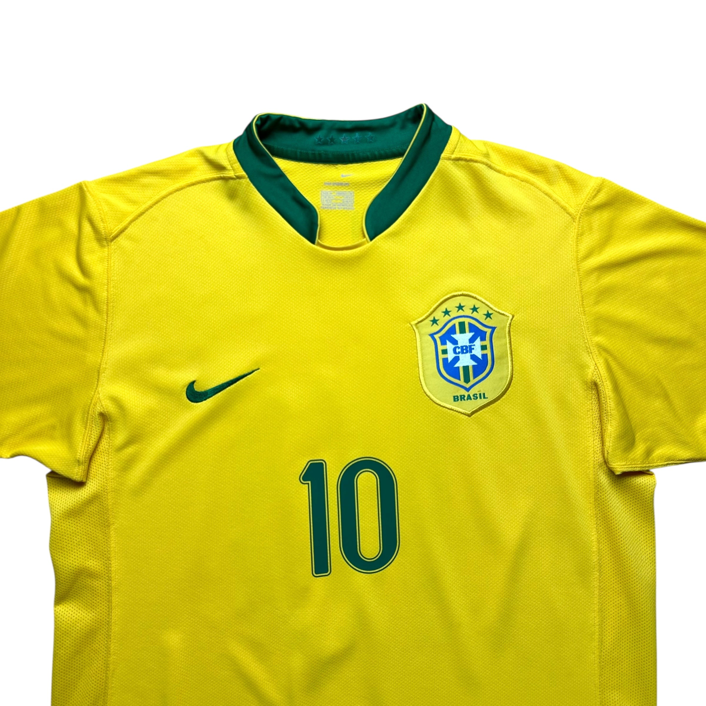 Brazil 2006 Home Shirt (M) Ronaldinho #10