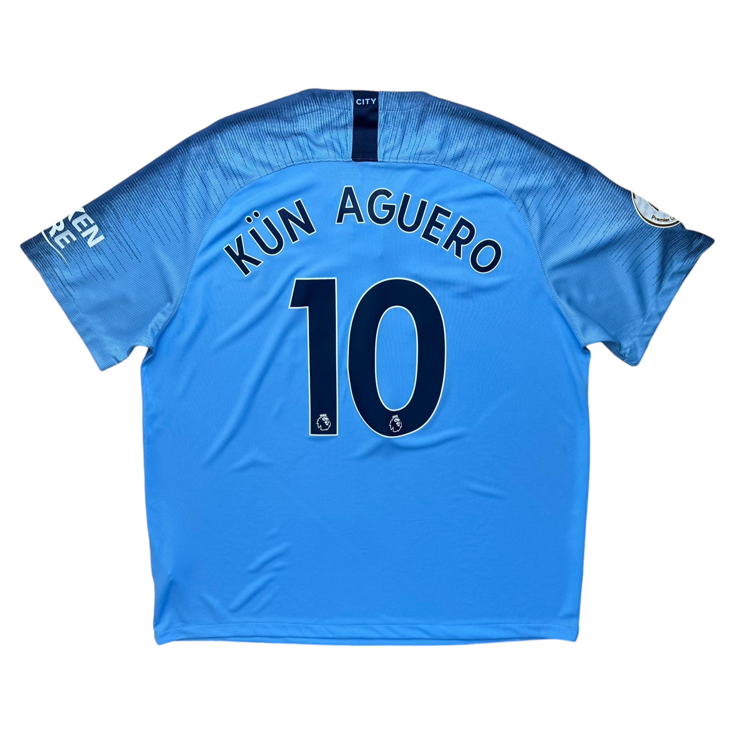 Manchester City 2019-20 Home Shirt (XXL) Aguero #10