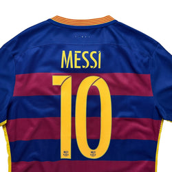 Barcelona 2015-16 Player Issue Home Shirt (M) Messi #10