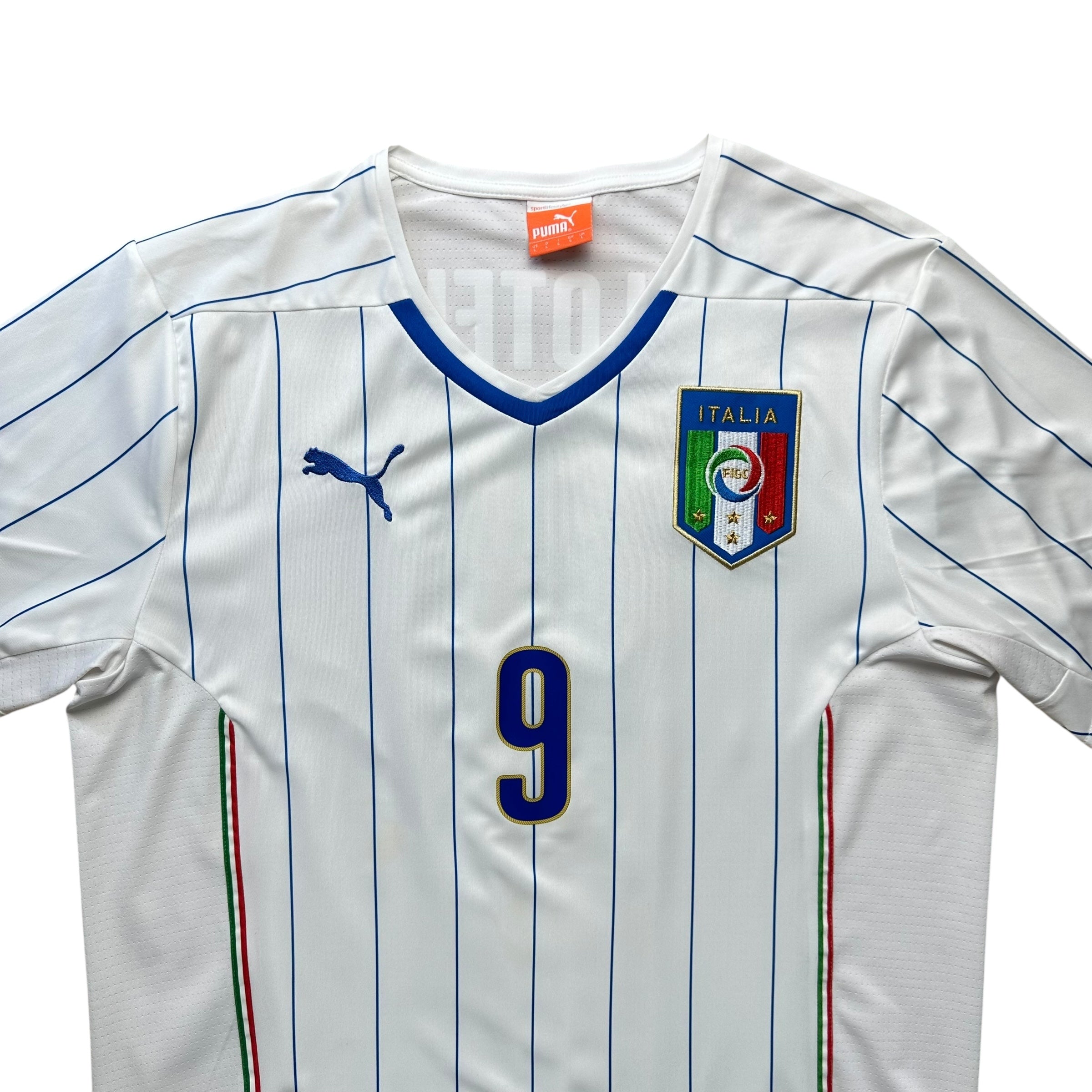 Italy 2014 Away Shirt (L) Balotelli #9