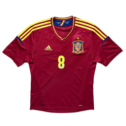 Spain 2012 Home Shirt (M) Xavi #8