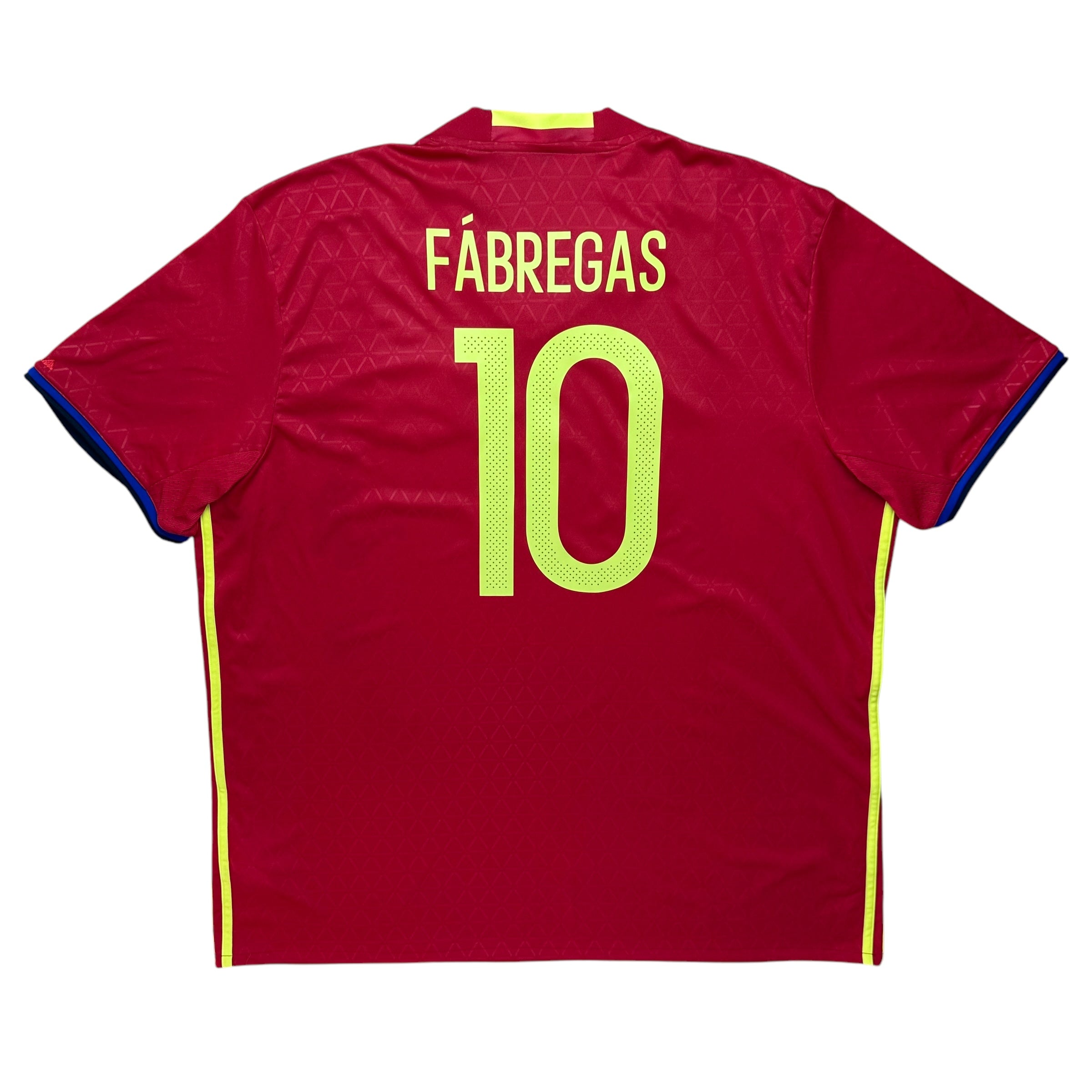 Spain 2016 Home Shirt (XXL) Fabregas #10