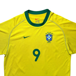 Brazil 2000 Home Shirt (M) Ronaldo #9