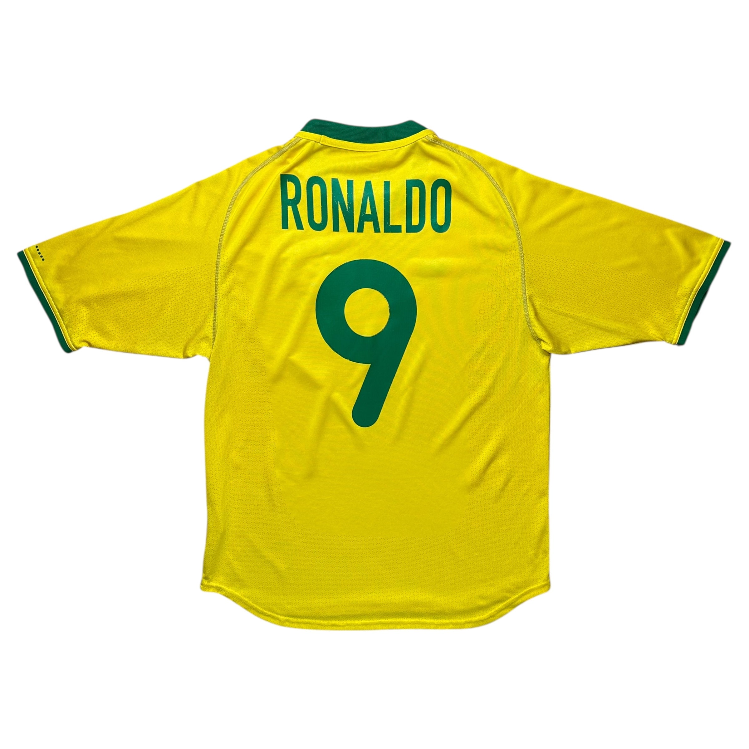 Brazil 2000 Home Shirt (M) Ronaldo #9