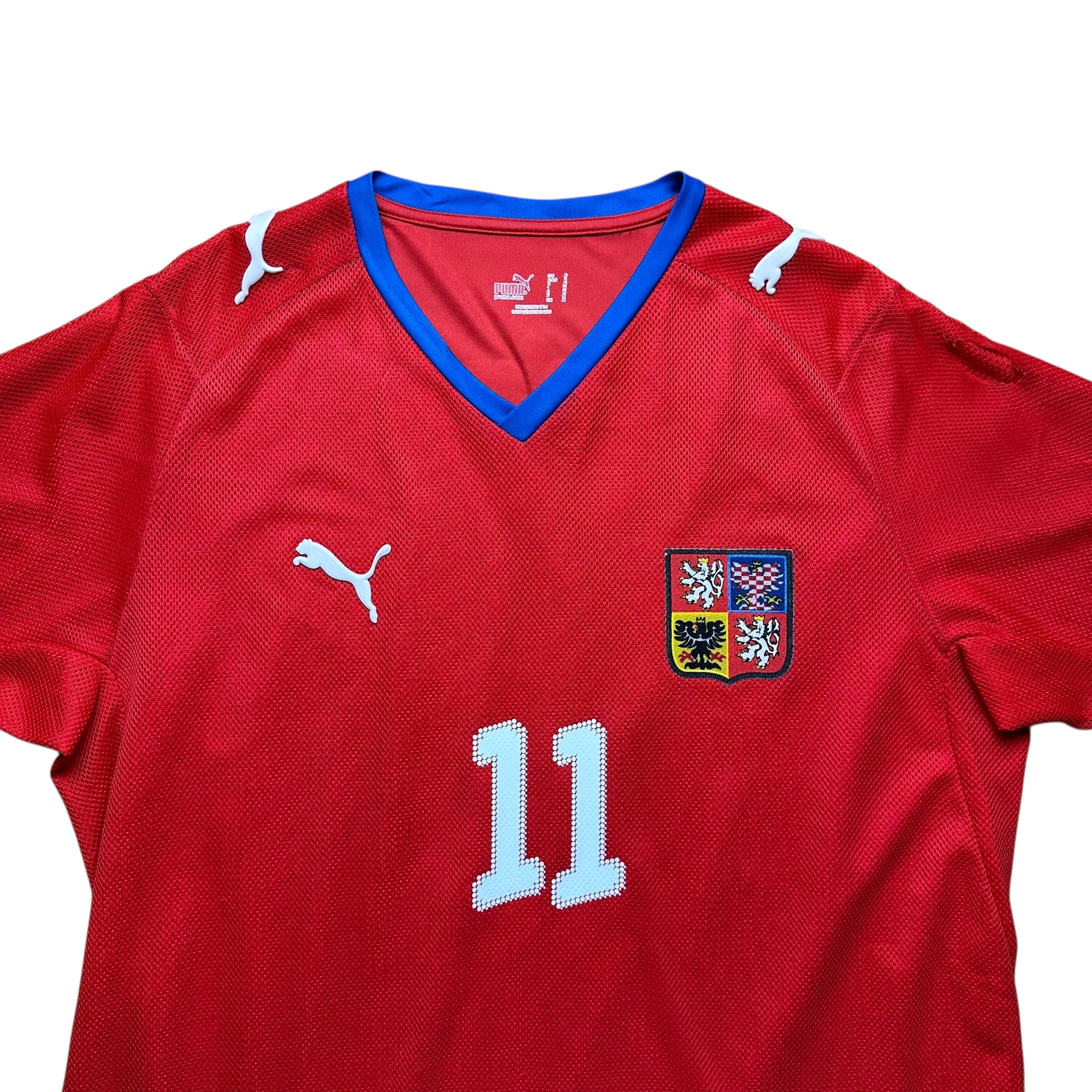 Czech Republic 2008 Home Shirt (M) Nedved #11