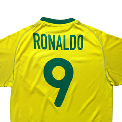 Brazil 2000 Home Shirt (M) Ronaldo #9