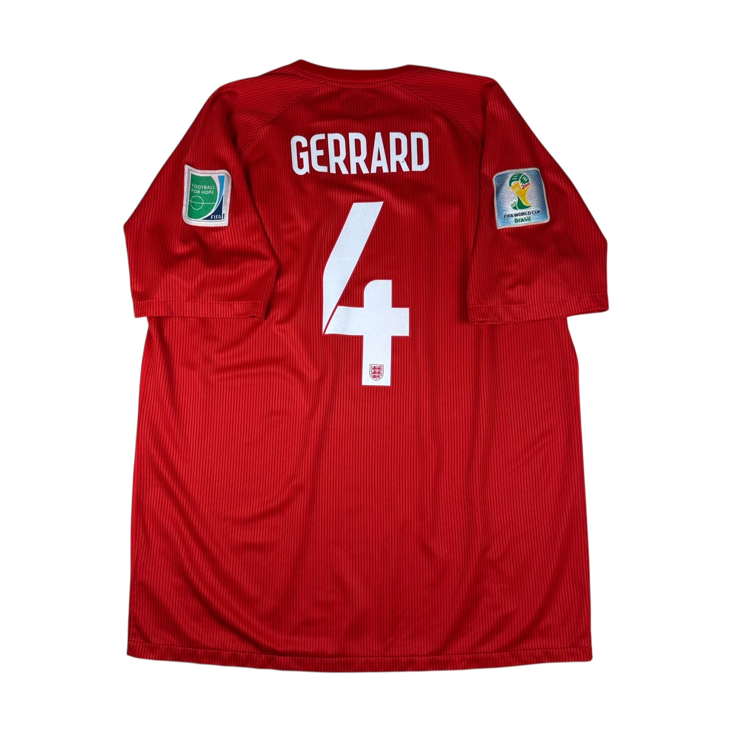 England 2014 Away Shirt (XL) Gerrard #4