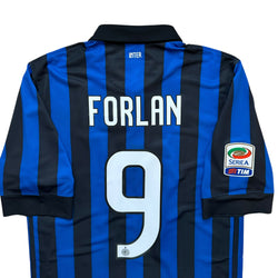 Inter Milan 2011-12 Home Shirt (S) Forlan #9 BNWT