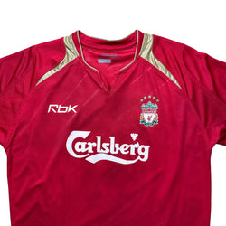 Liverpool 2005-06 European Home Shirt (M) Gerrard #8