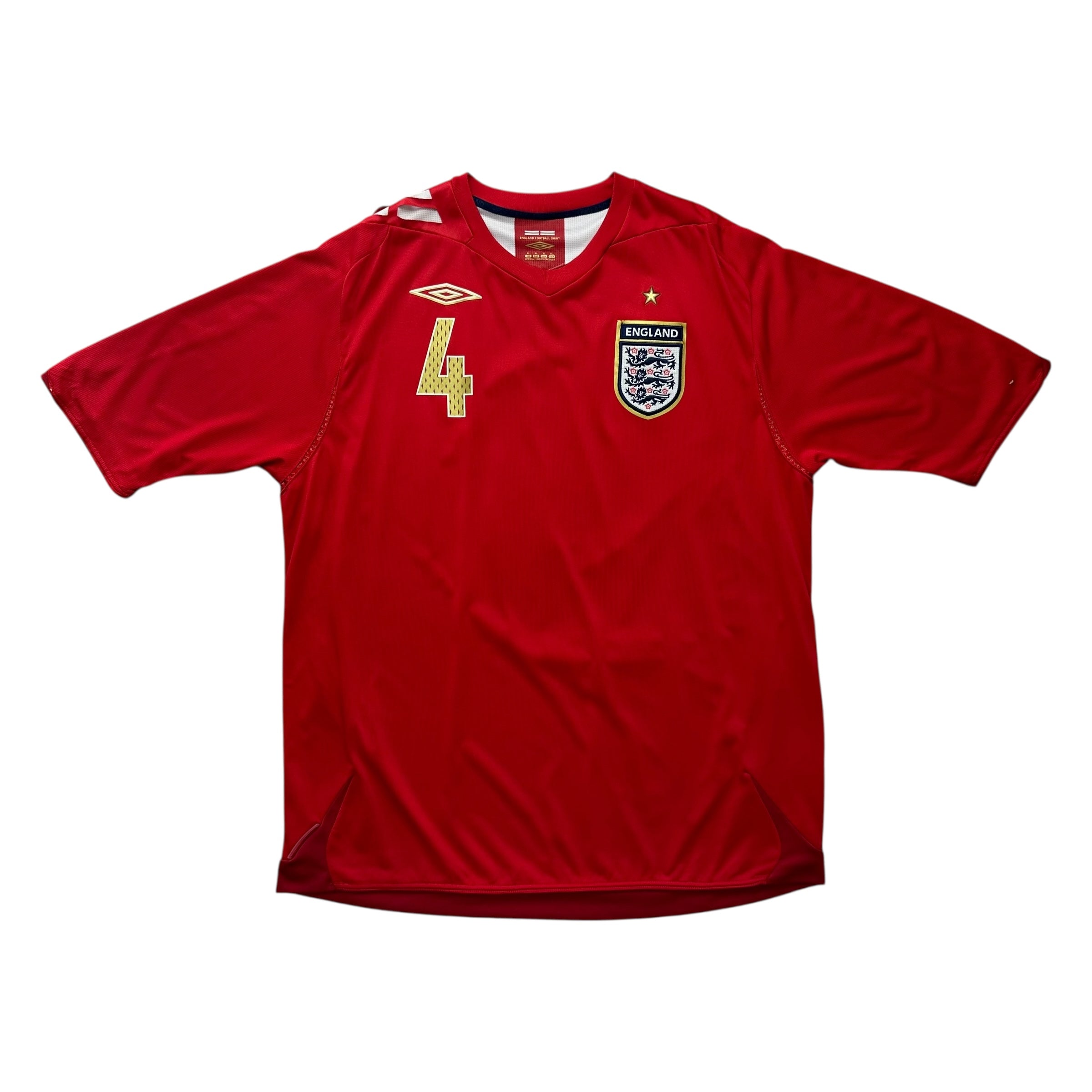 England 2006 Away Shirt (XL) Gerrard #4