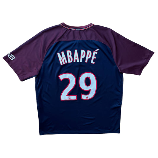 2018/19 PSG Home Jersey #7 Mbappe Small Nike Paris Saint Germain ooredoo NEW