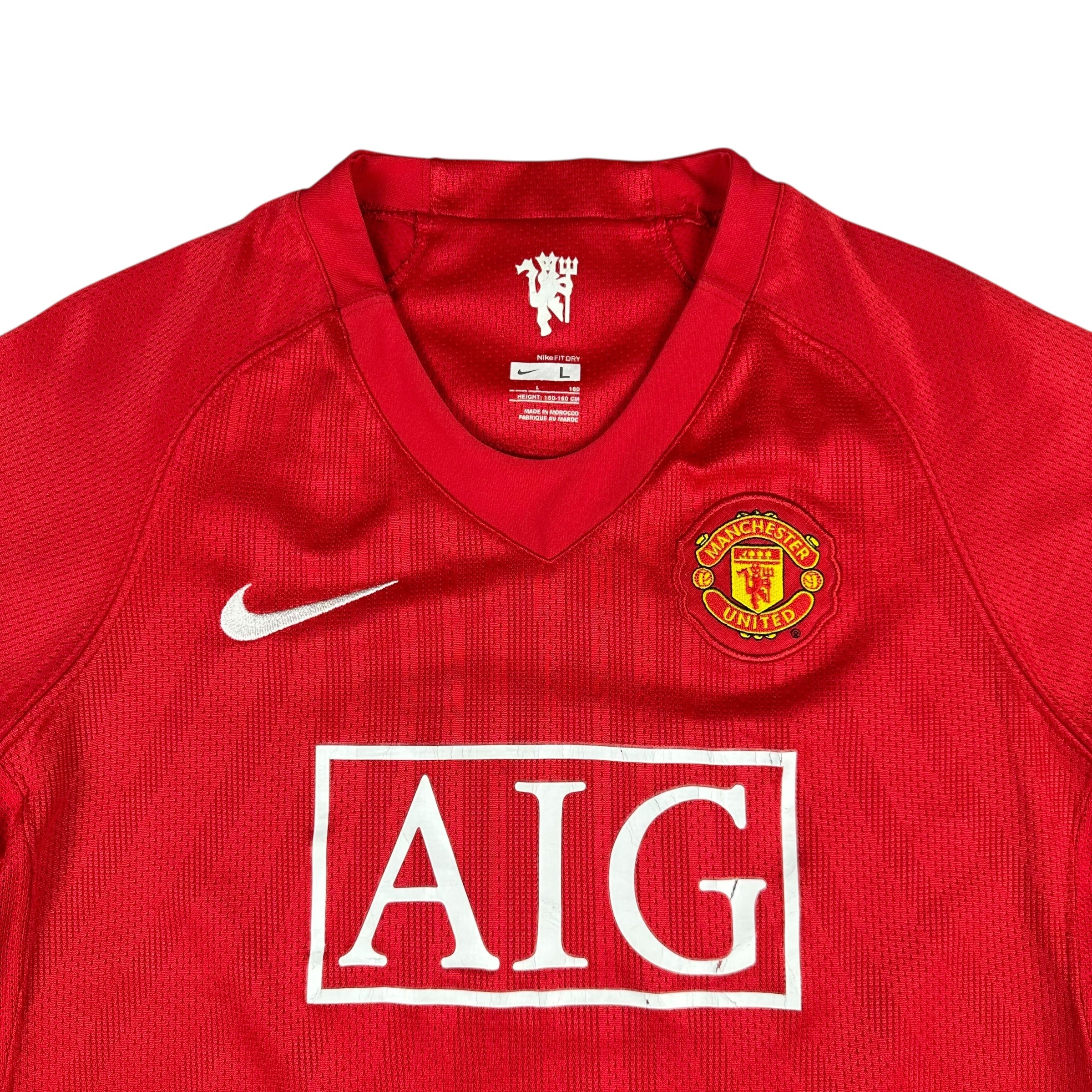 Manchester United 2007-08 Home Shirt (Youth L) Ronaldo #7