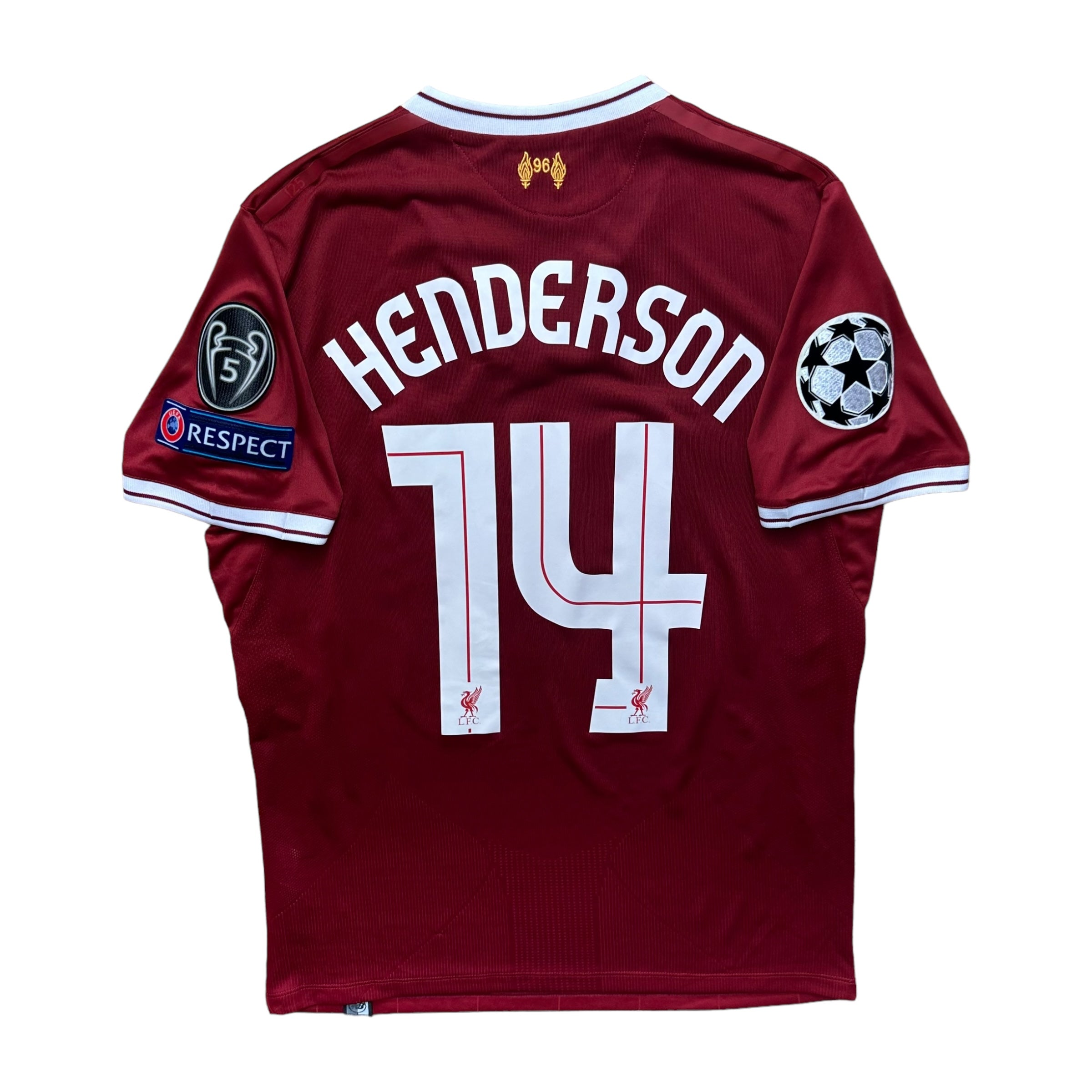 Liverpool 2017-18 Home Shirt (S) Henderson #14